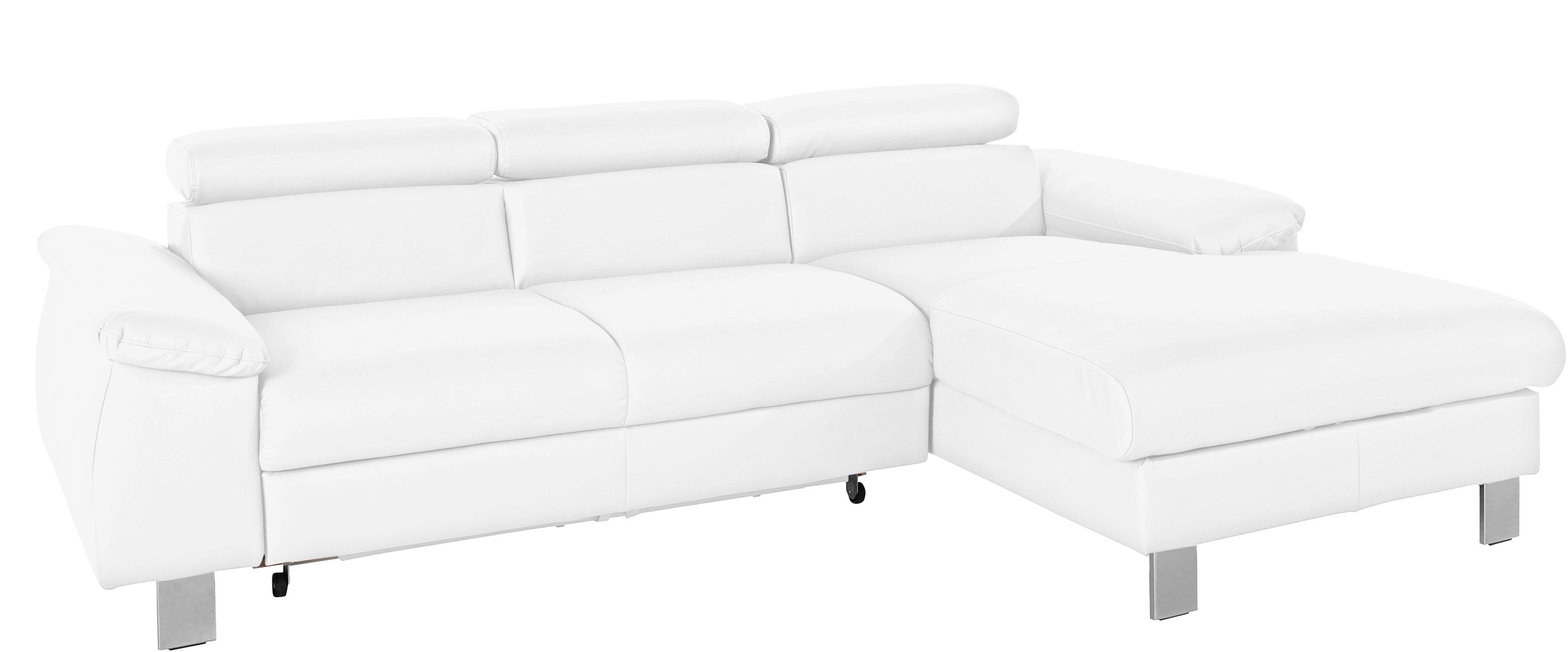 COTTA Ecksofa »Komaris L-Form, B: 244 cm« mit Kopfteilverstellung, optional günstig online kaufen