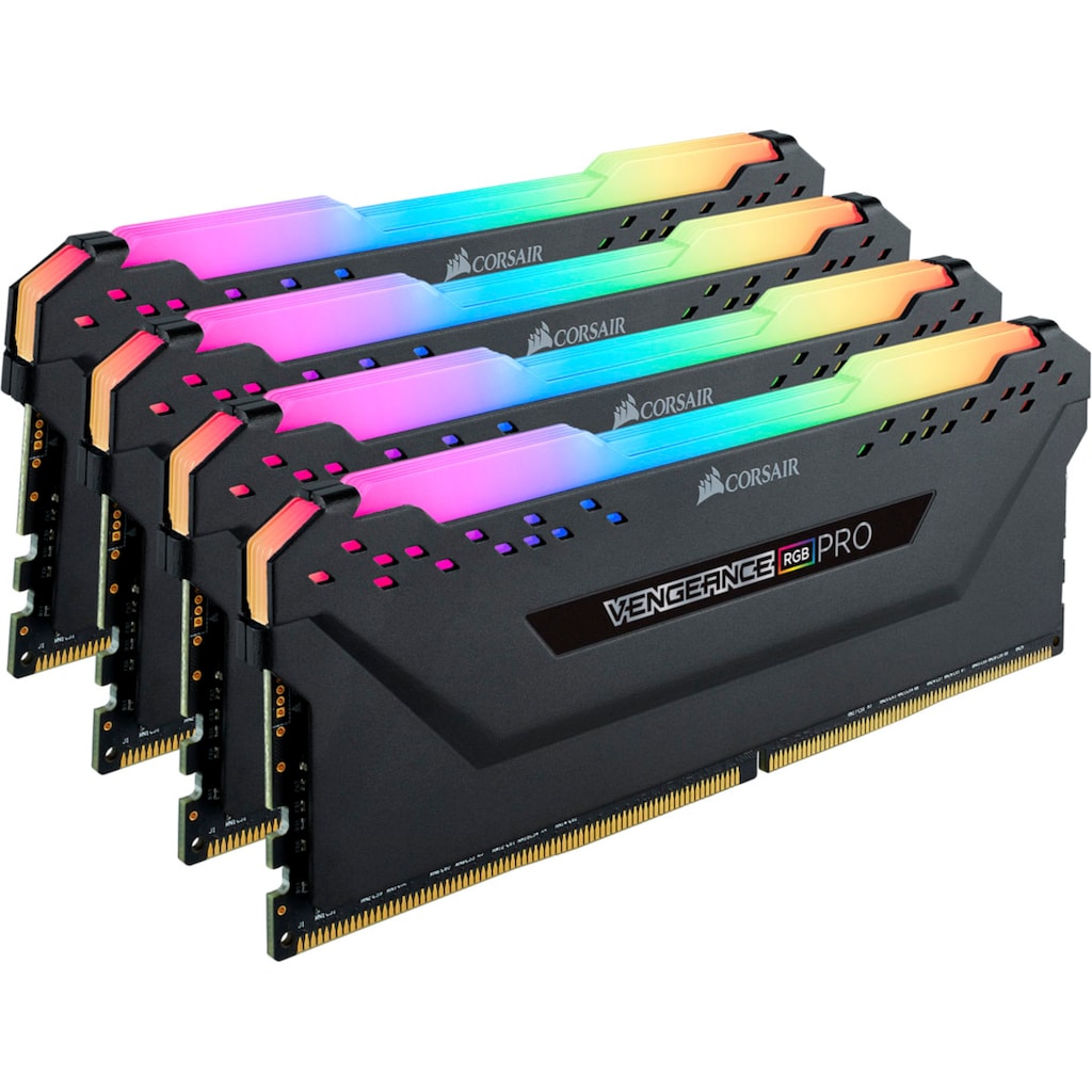 Corsair PC-Arbeitsspeicher »VENGEANCE® RGB PRO 32 GB (4 x 8 GB) DDR4 DRAM 3.200 MHz C16«