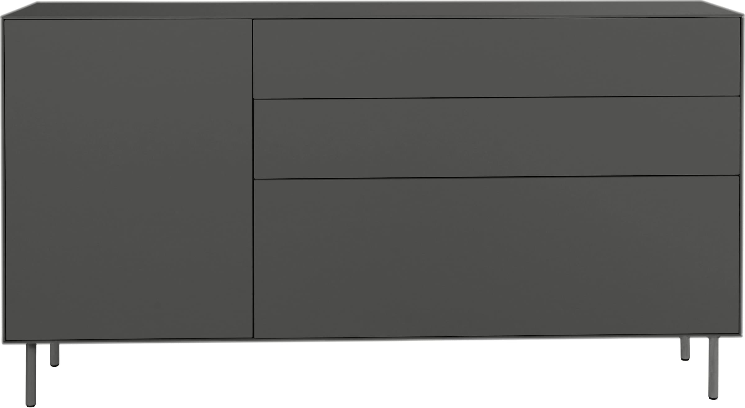 LeGer Home by Lena Gercke Sideboard »Essentials«, Breite: 167cm, MDF lackiert, Push-to-open-Funktion