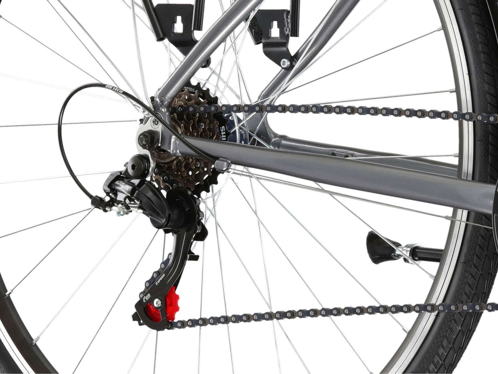 Kross Cityrad »Sentio 1.0«, 6 Gang, Shimano, TOURNEY TZ500 Schaltwerk, Kettenschaltung