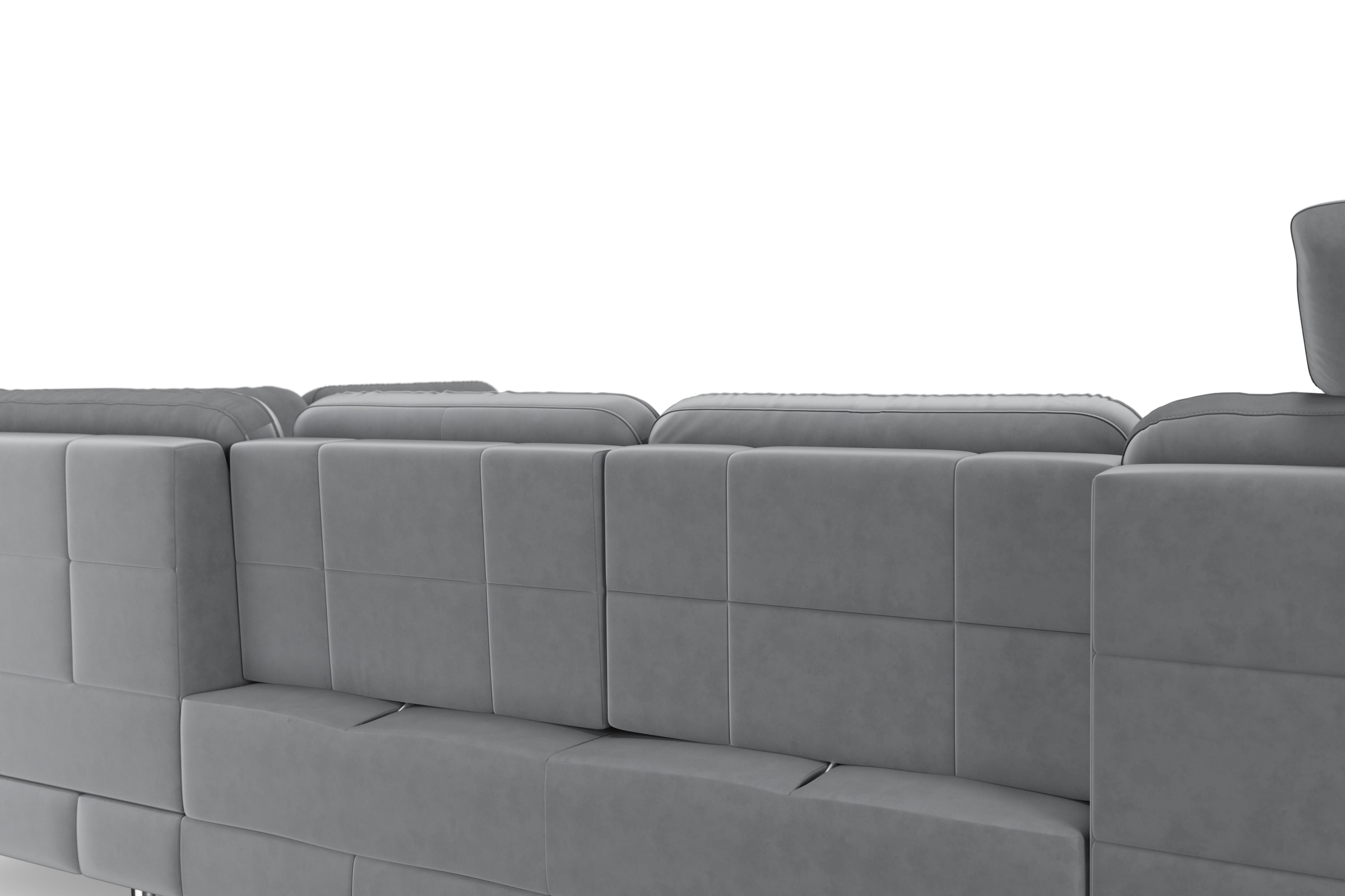 sit&more Wohnlandschaft »Bendigo U-Form«, inklusive Sitztiefenverstellung, Bodenfreiheit 12 cm, in 2 Fußfarben