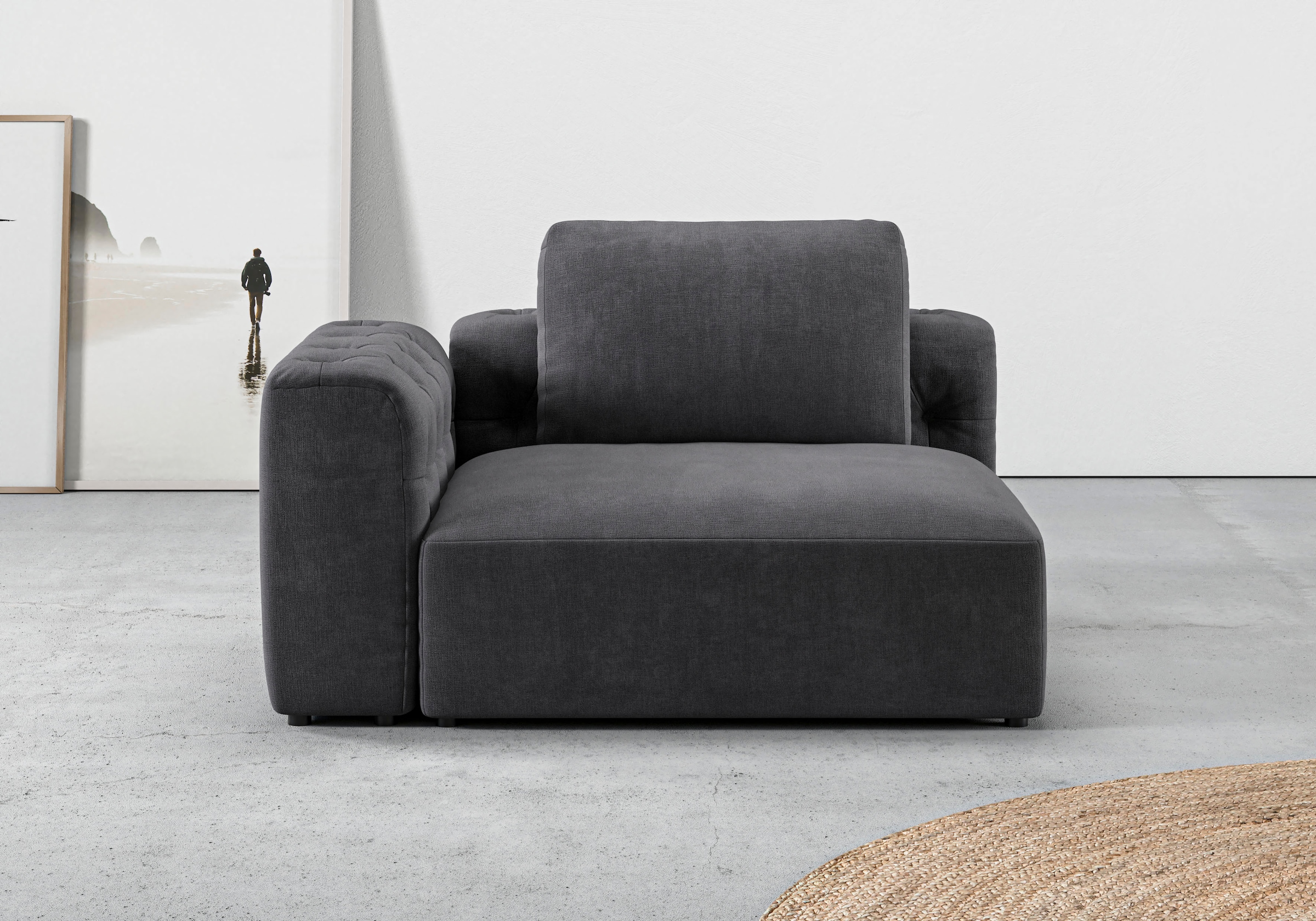 RAUM.ID 1,5-Sitzer »Cushid«, Modul-Eckteil, auch einzeln stellbar, Breite 1 günstig online kaufen
