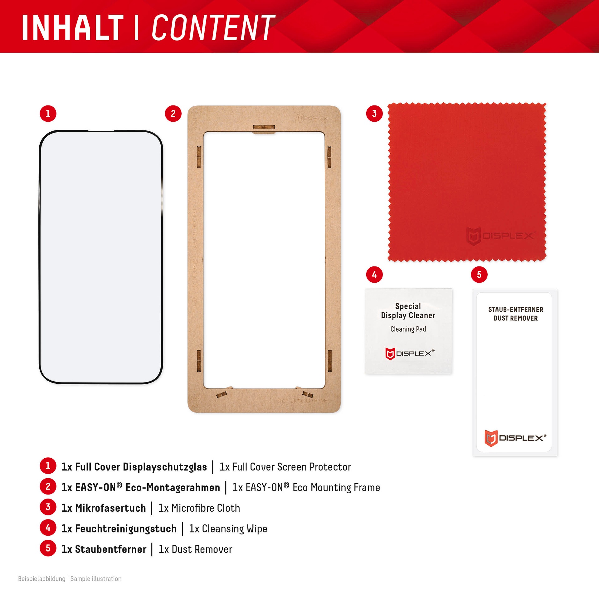 Displex Displayschutzglas »Real Glass Full Cover«, für Samsung Galaxy A35-Samsung Galaxy A55 5G, (1 St.), Bildschirmschutz, Displayschutzfolie,Einfach anbringen,kratz-&stoßfest