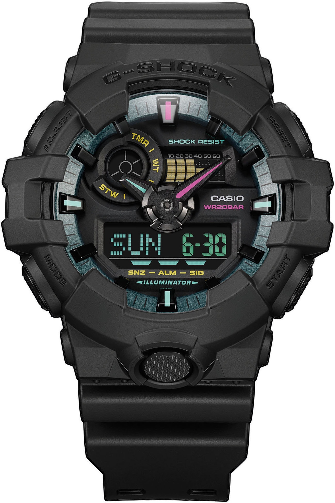 CASIO G-SHOCK Chronograph, Quarzuhr, Armbanduhr, Herrenuhr, analog ...