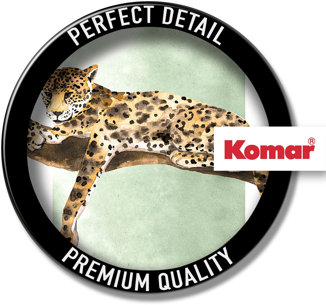 Komar Bild »Lazy Leopard«, Natur, (1 St.), Wandbild zur Dekoration - ohne Rahmen