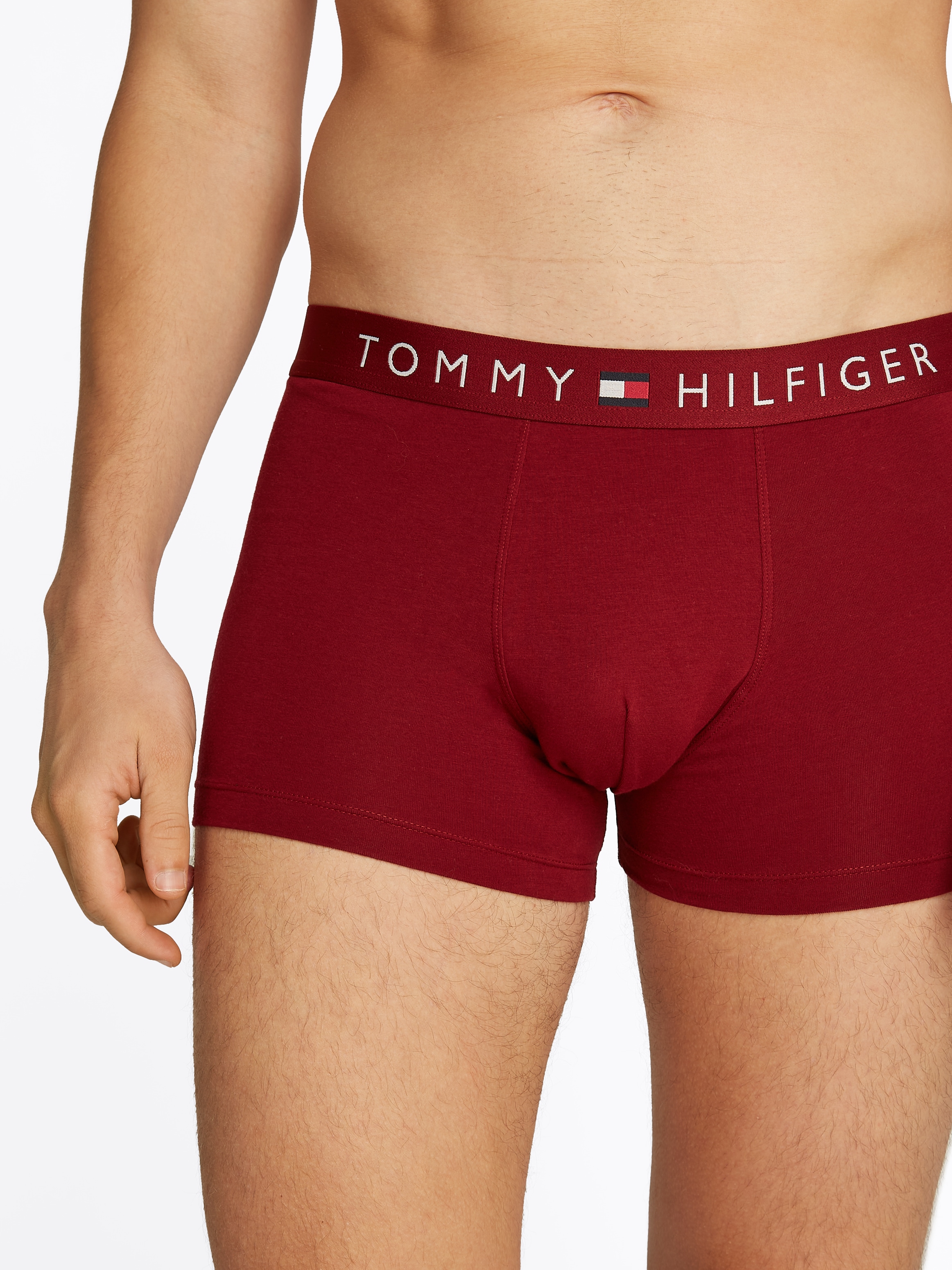 Tommy Hilfiger Underwear Trunk »3P TRUNK DTM«, (Packung, 3 St., 3er), mit Logobund