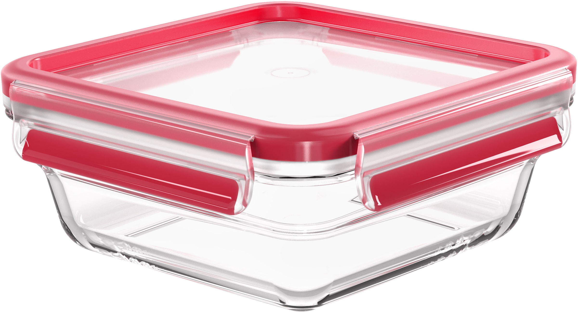 Emsa Aufbewahrungsbecher »Clip & Close Glas« 2 Stk. tlg. 0,8 Liter, quadrat günstig online kaufen
