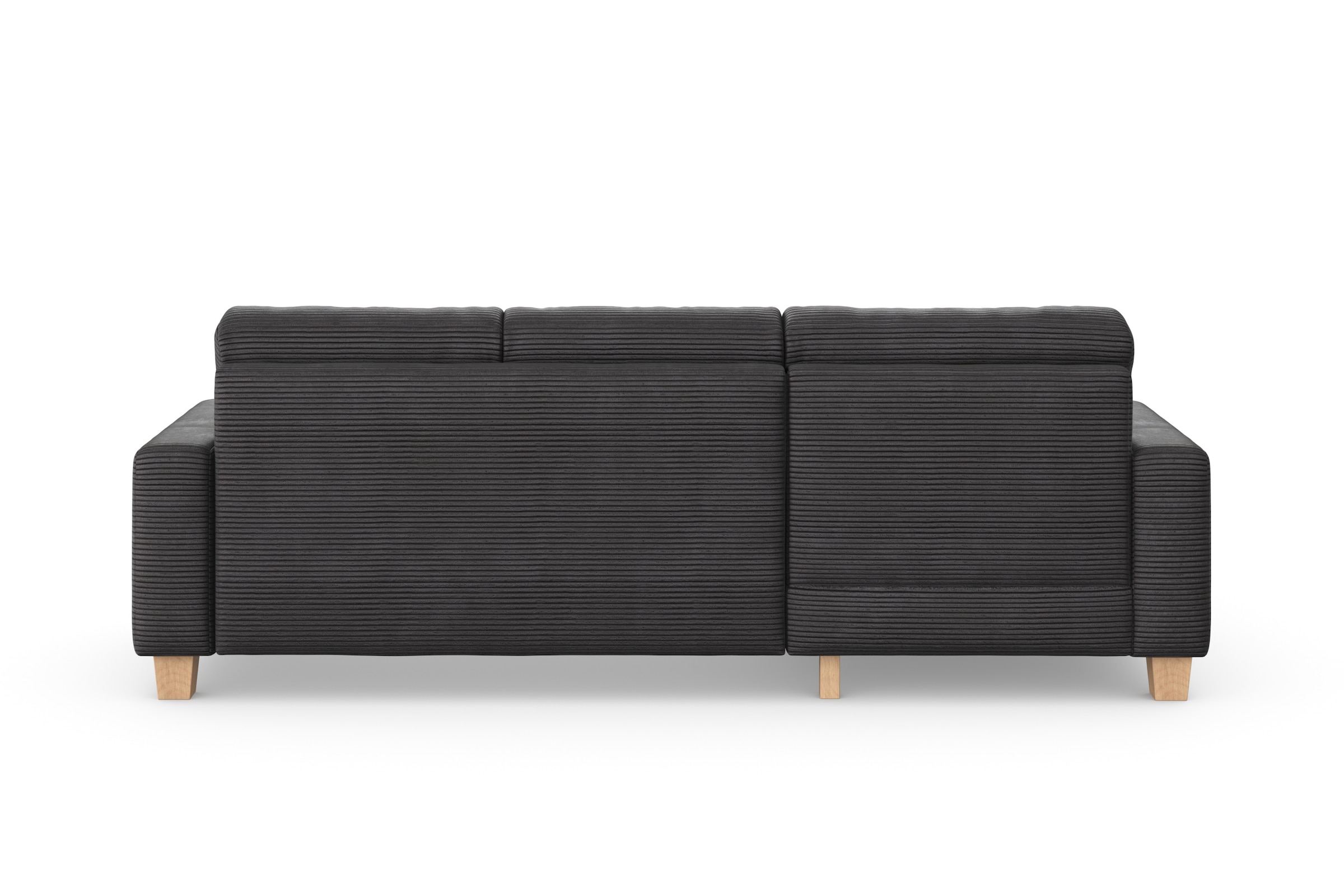 Home affaire Ecksofa »Summer L-Form«, mit Recamiere, mit oder ohne Bettfunktion und Bettkasten, Cord-Bezug