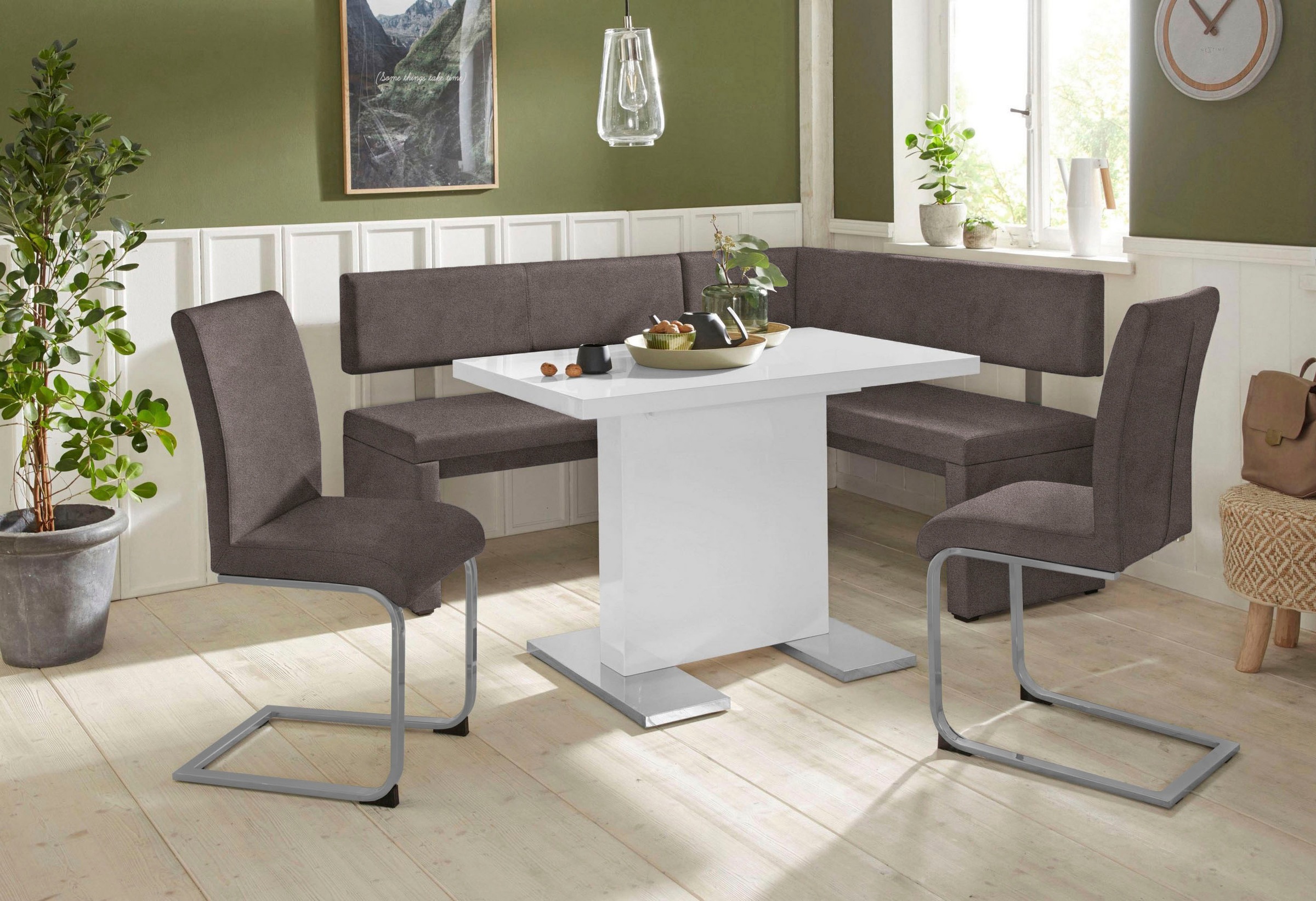 Home affaire Eckbank "Charissa" in 3 Größen, verschiedene Qualitäten günstig online kaufen