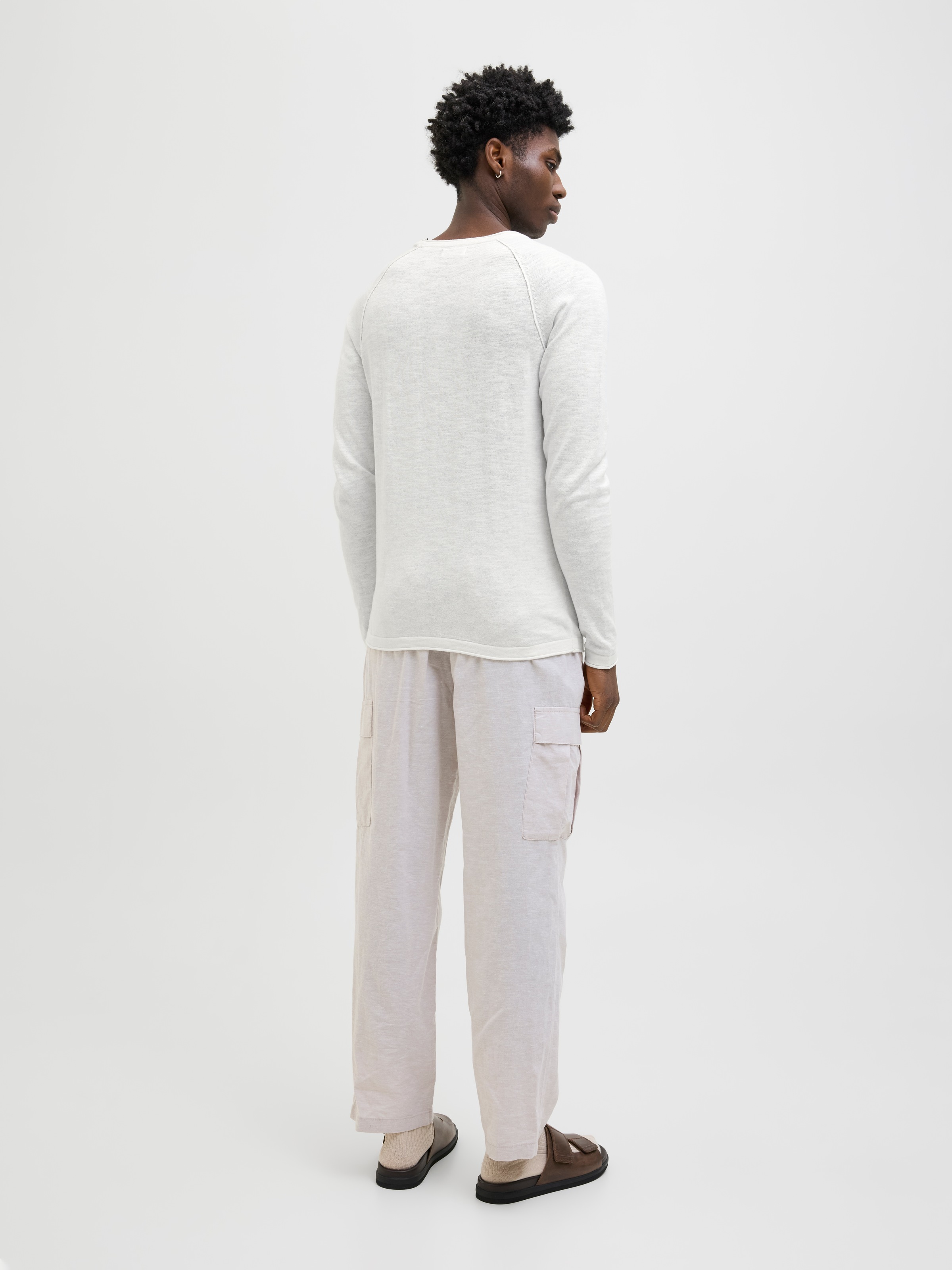 Jack & Jones Rundhalspullover »JJEBREEZE KNIT CREW NECK SN«, mit Rundhalsausschnitt