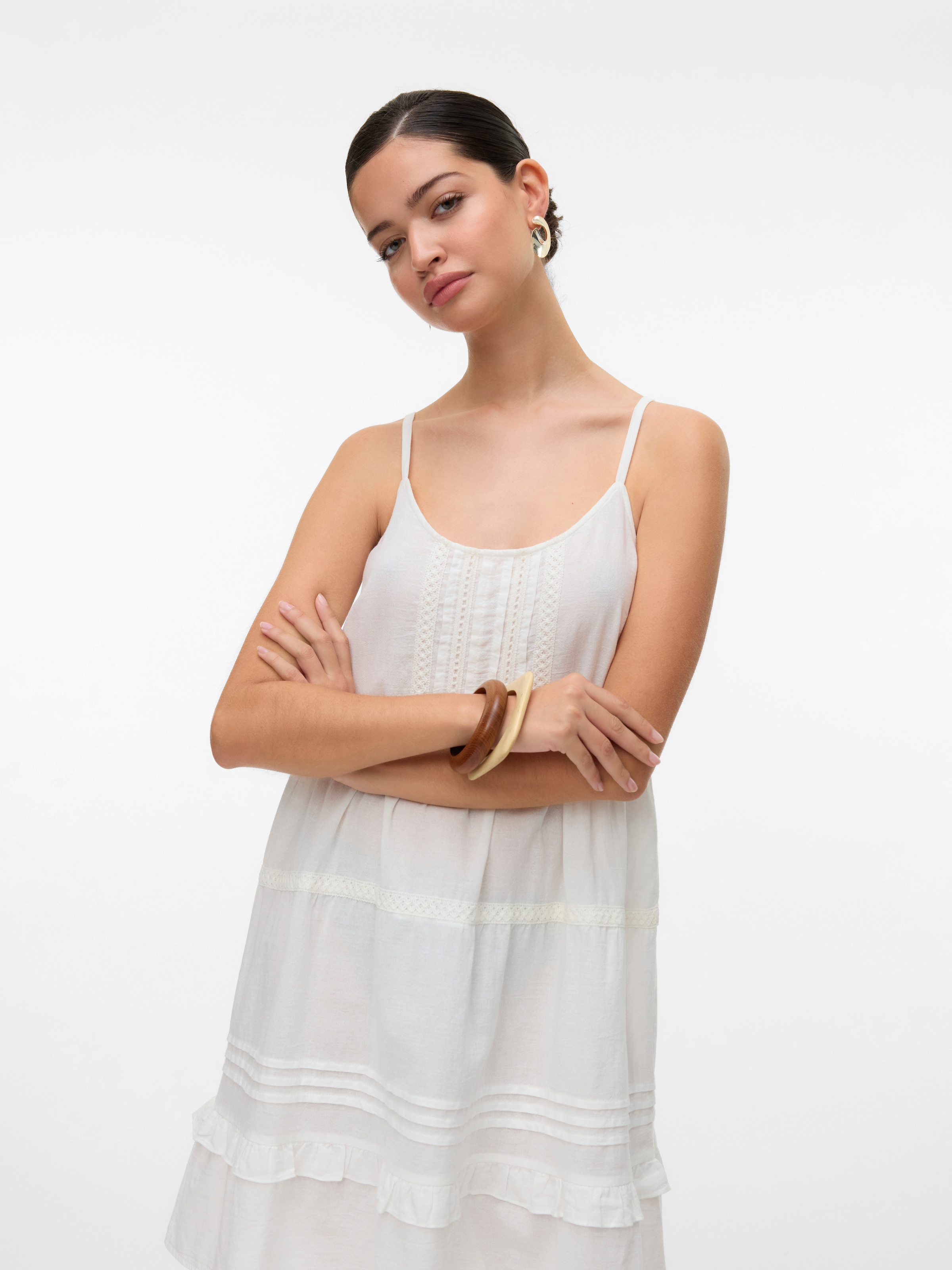 Vero Moda Trägerkleid »VMPRETTY SHORT SINGLET DRESS WVN GA NOOS«, Sommerkleid