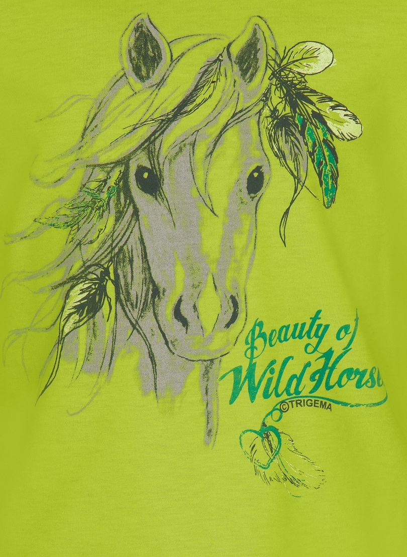Trigema T-Shirt »TRIGEMA T-Shirt mit bestellen Pferde-Motiv« niedlichem