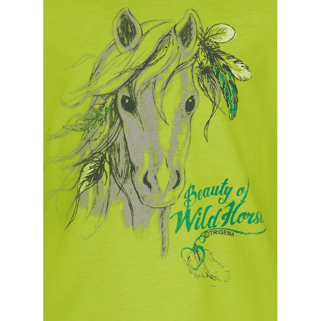 Trigema T-Shirt »TRIGEMA T-Shirt mit niedlichem Pferde-Motiv« bestellen