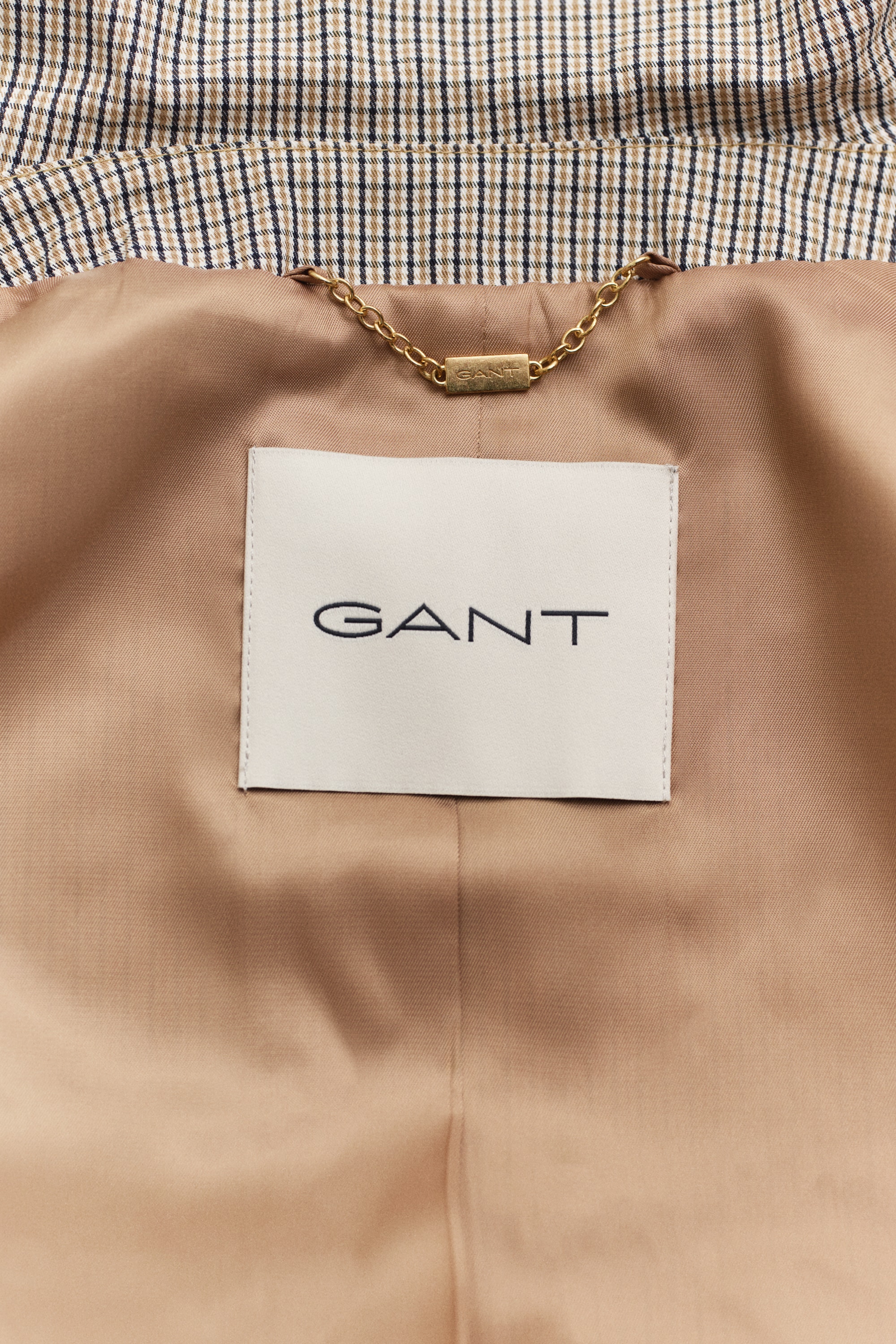 Gant Kurzmantel »CHECKED COTTON BLEND CAR« Regular fit mit praktischen Taschen