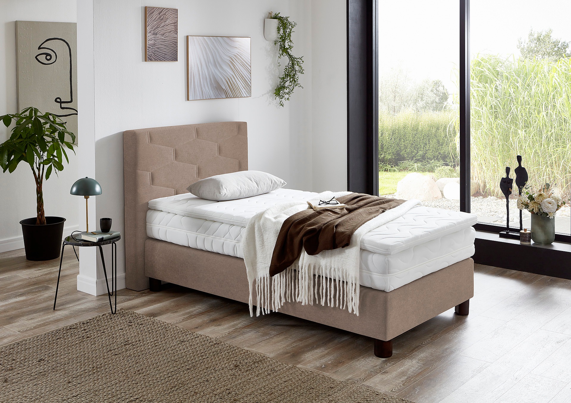 Westfalia Schlafkomfort Boxspringbett wahlweise mit Topper günstig online kaufen