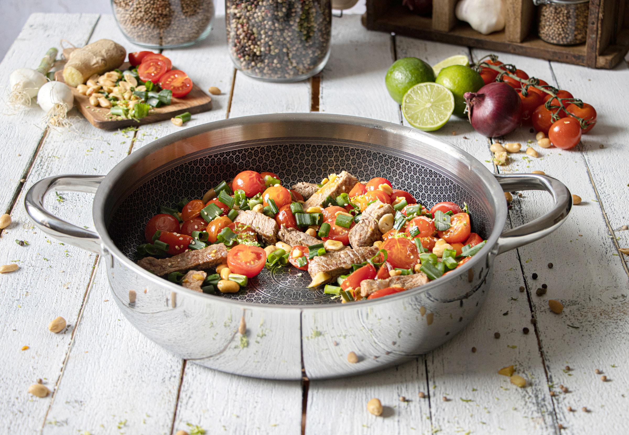 Elo Premium Servierpfanne »Relief Evolution Servierpfanne« Edelstahl 18/10 2 tlg. tlg.