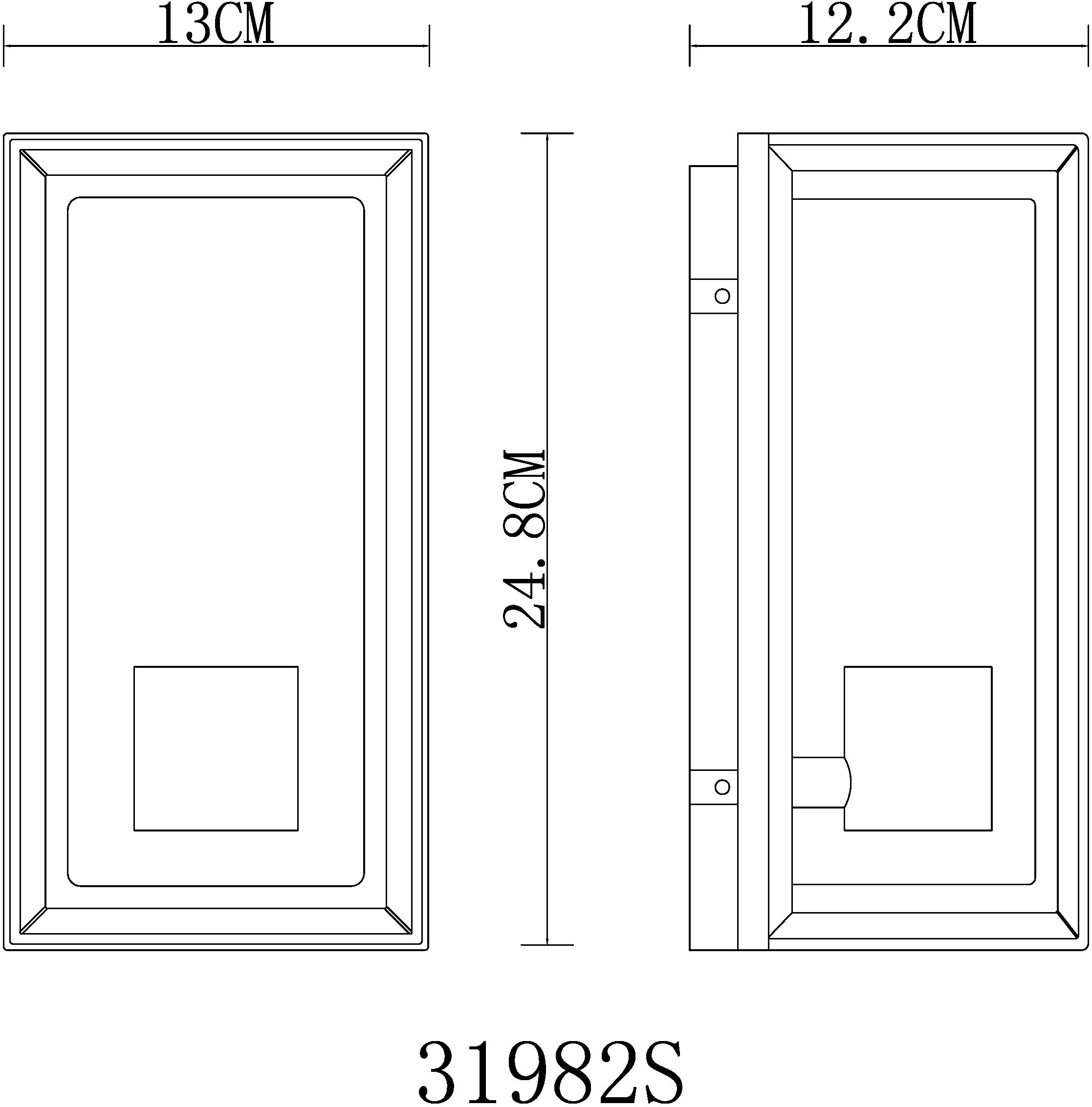 GLOBO LIGHTING Außen-Wandleuchte »LOGANA«, Leuchtmittel E27 | ohne Leuchtmittel, Außenlampe/schwarz/IP44/Terrasse/Wand