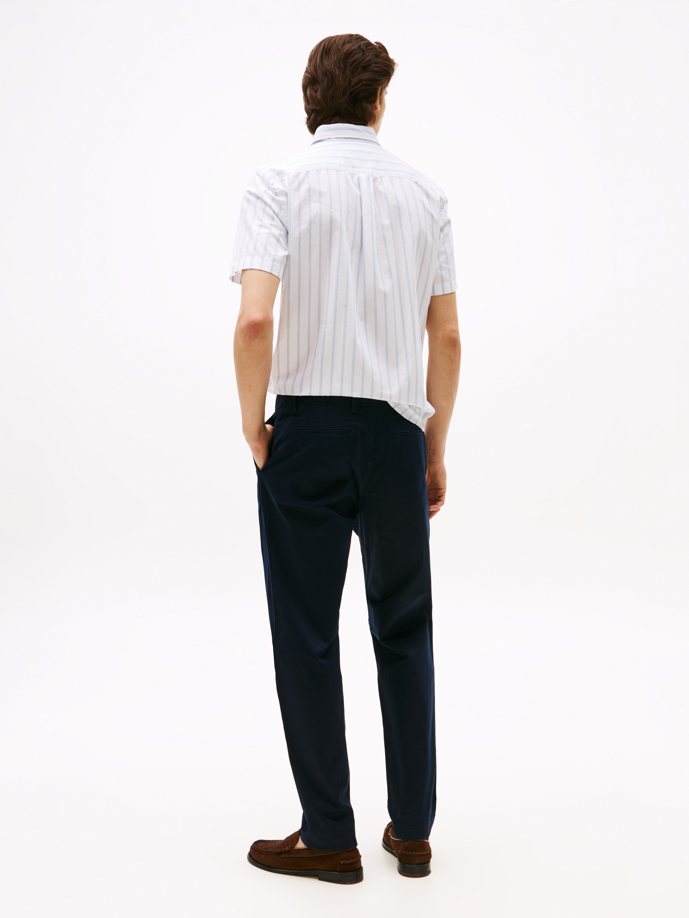 Tommy Hilfiger Chinohose »HARLEM 1PLT CHINO SATIN«, relaxed fit, Bundhalte