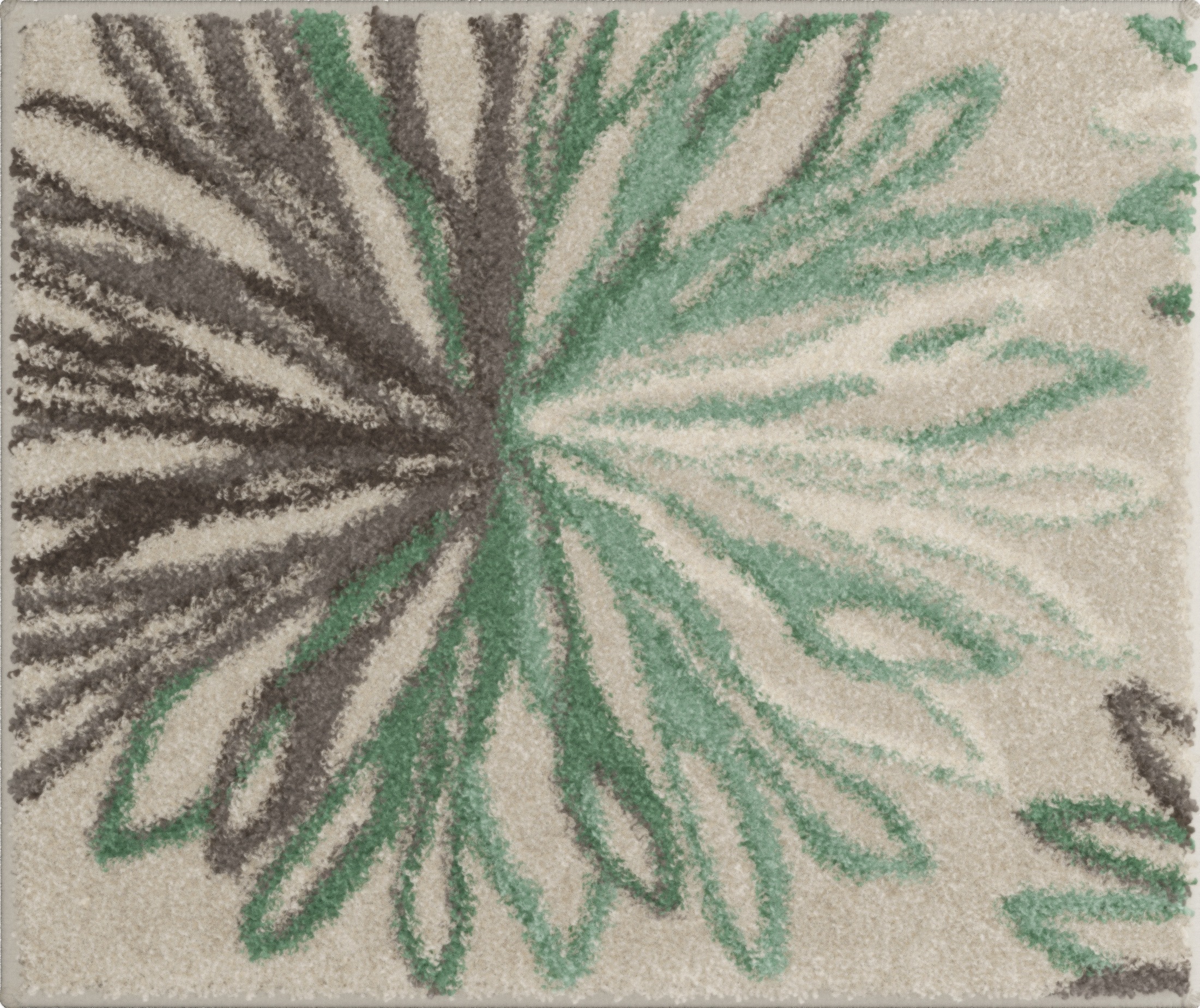 Grund Badematte »Art«, rutschhemmend beschichtet, fußbodenheizungsgeeignet, florales Muster, elegante Badematte