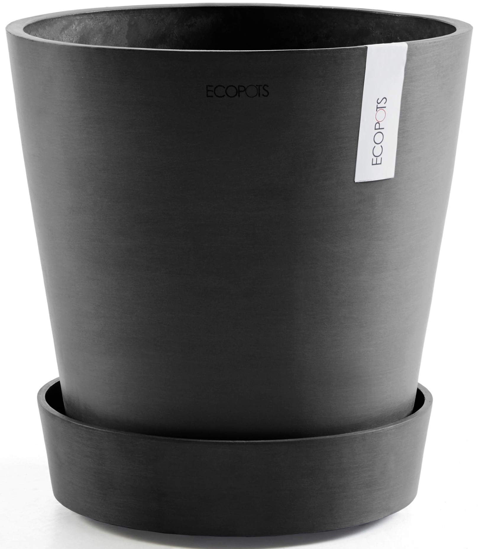 ECOPOTS Topfuntersetzer »mit Rollen 60 Dunkelgrau«, für innen und außen: frostsicher, bruchsicher und lichtbeständig