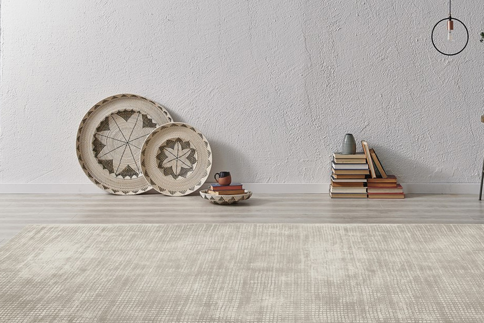 Padiro Teppich "Bridget 125" rechteckig 10 mm Höhe Kurzflor, Hoch-Tief-Stru günstig online kaufen