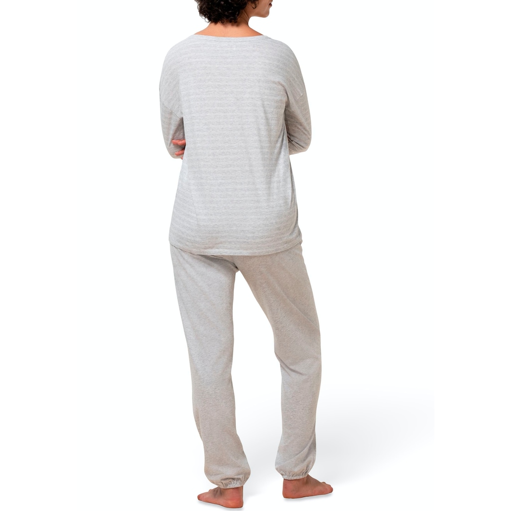 Triumph Pyjama »Sets PK LSL 10 X«, (2 tlg.), Damen-Schlafanzug, gestreift