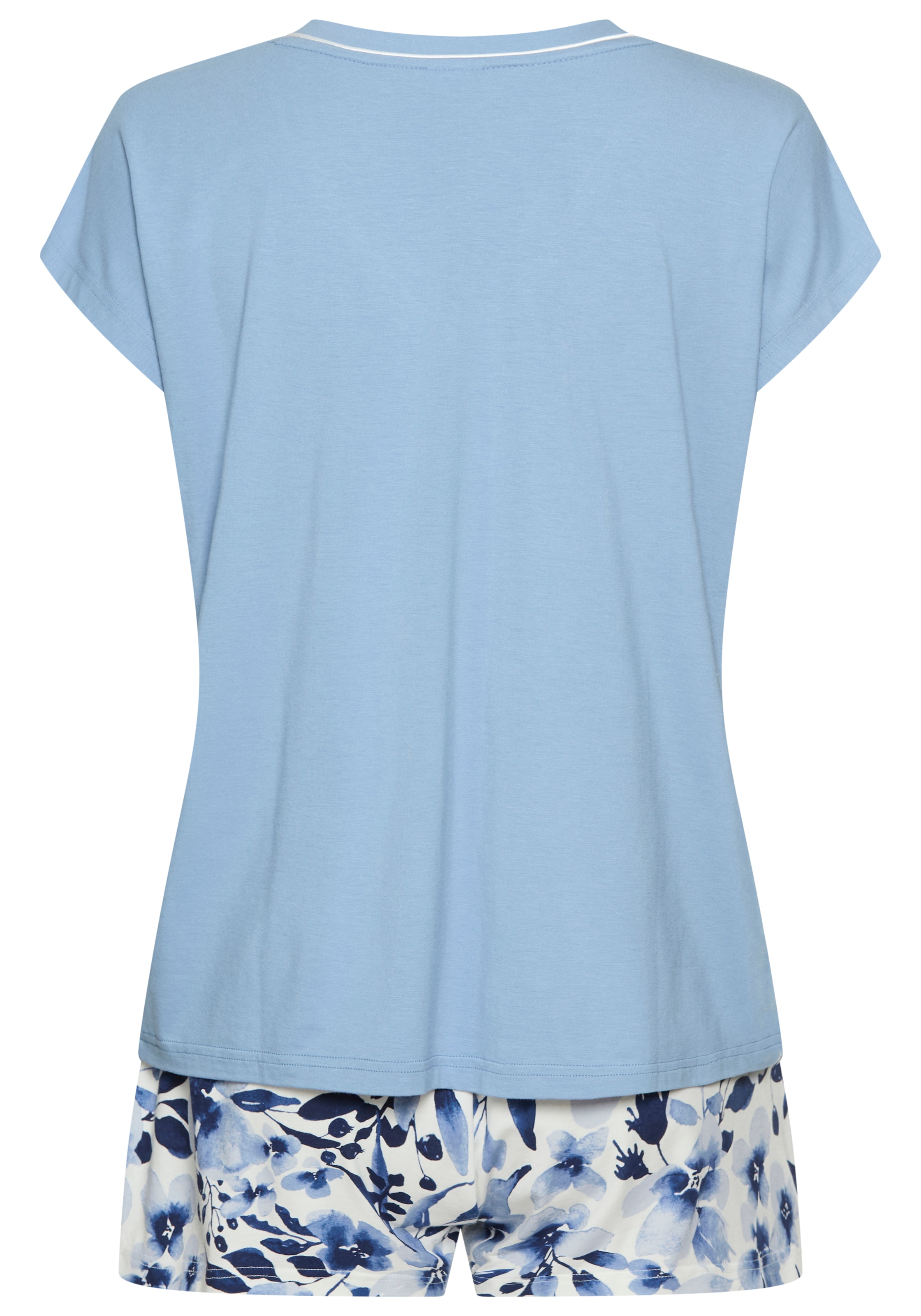 LASCANA Shorty Set, 2 mit bedruckter Shorts