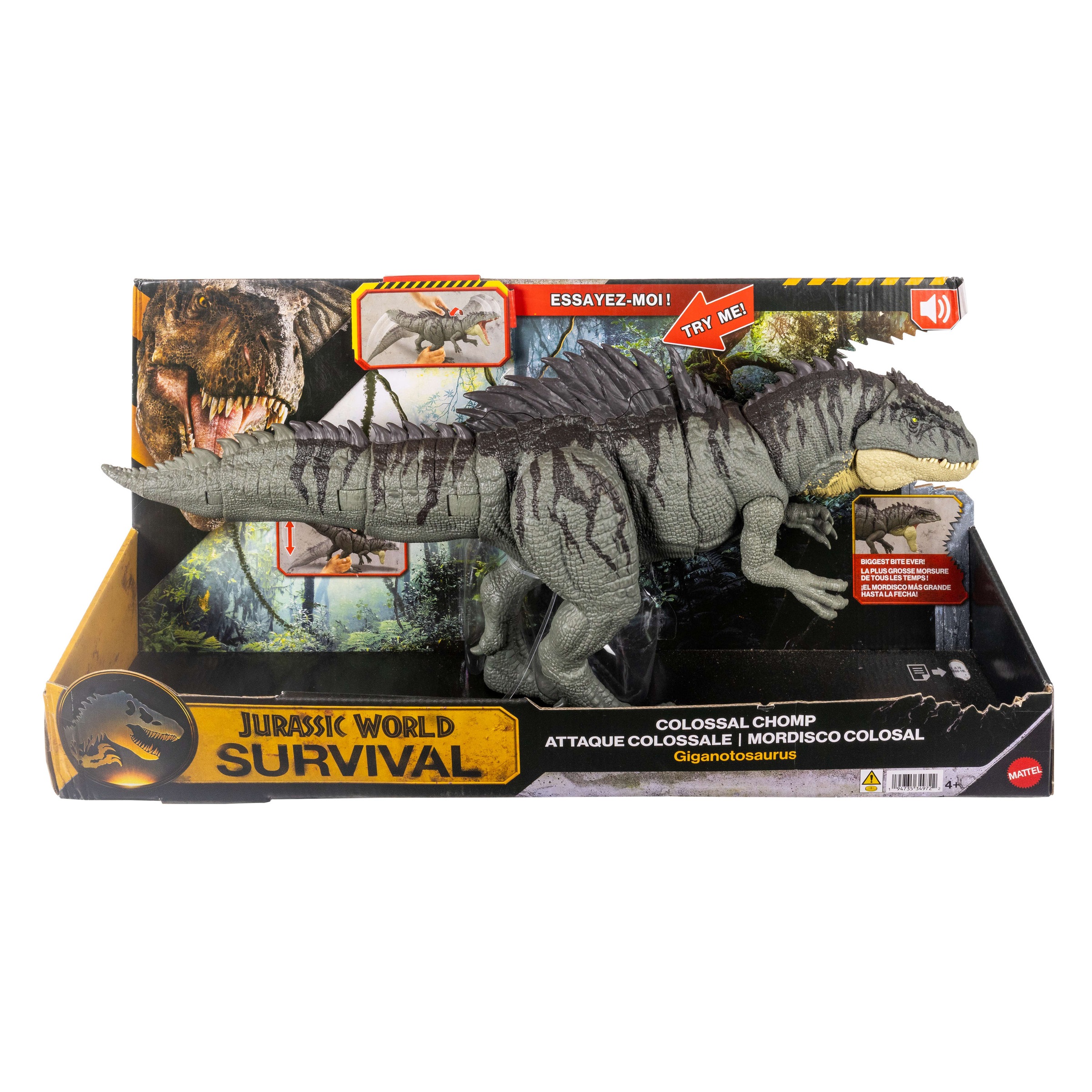 Mattel® Actionfigur »Jurassic World Giganotosaurus Dino« mit Funktionen
