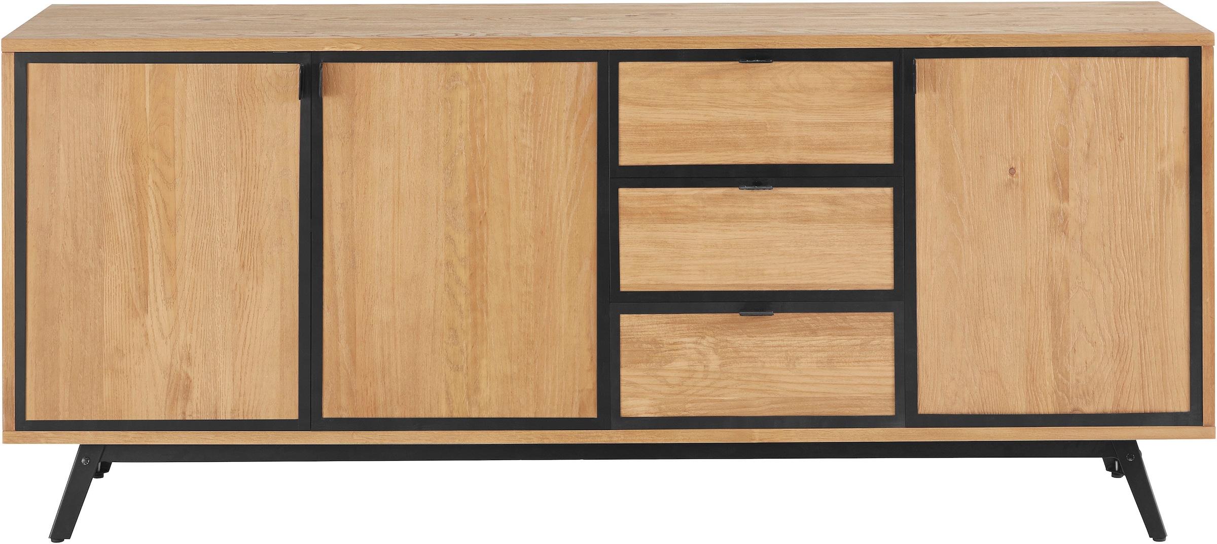 INOSIGN Sideboard »Malu«, Kommode mit Magnetverschluß an den Türen, aus massivem Kiefernholz