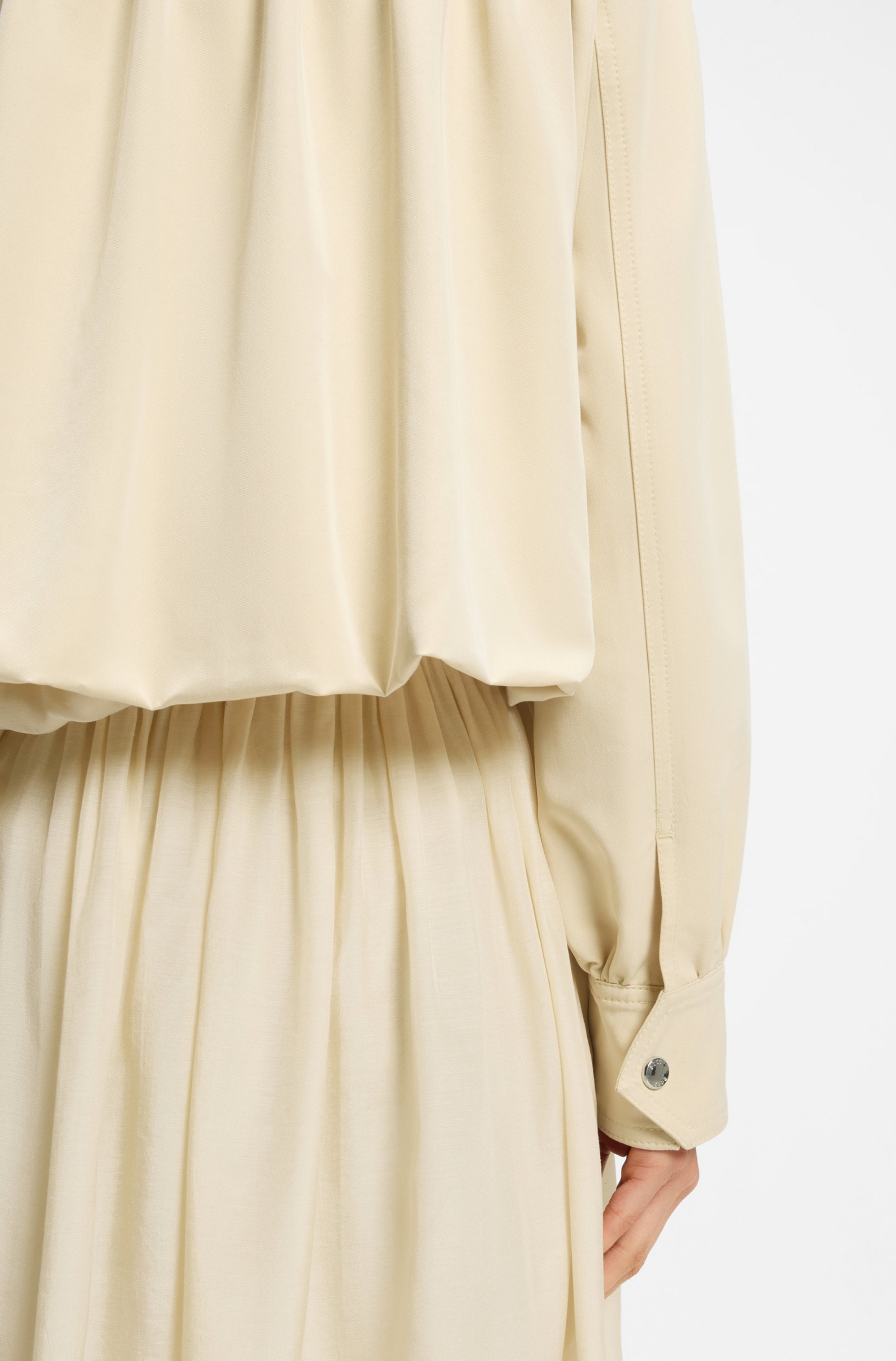 BOSS ORANGE Jackenblazer »Jolea Premium Damenmode« mit Ballon-Saum, Relaxed Fit