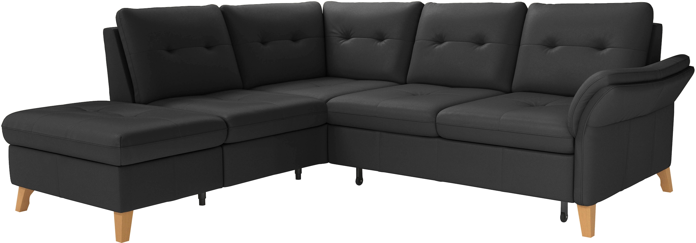 sit&more Ecksofa »Göteborg«, inkl. Sitztiefenverstellung, wahlweise mit Bettfunktion & Bettkasten