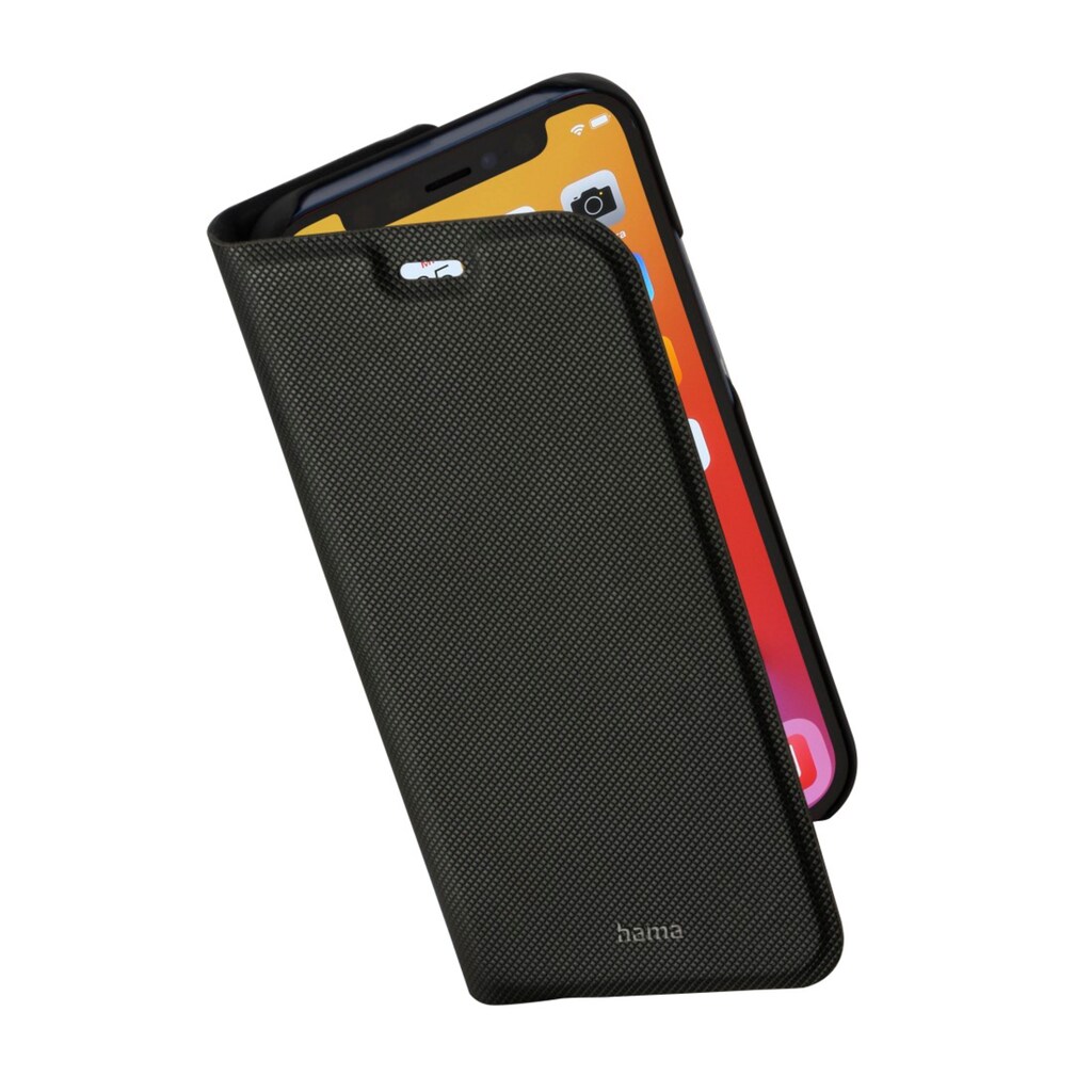 Hama Smartphone-Hülle »Booklet für Apple iPhone 12mini mit Kartenfach, schwarz, aufstellbar«, iPhone 12 Mini