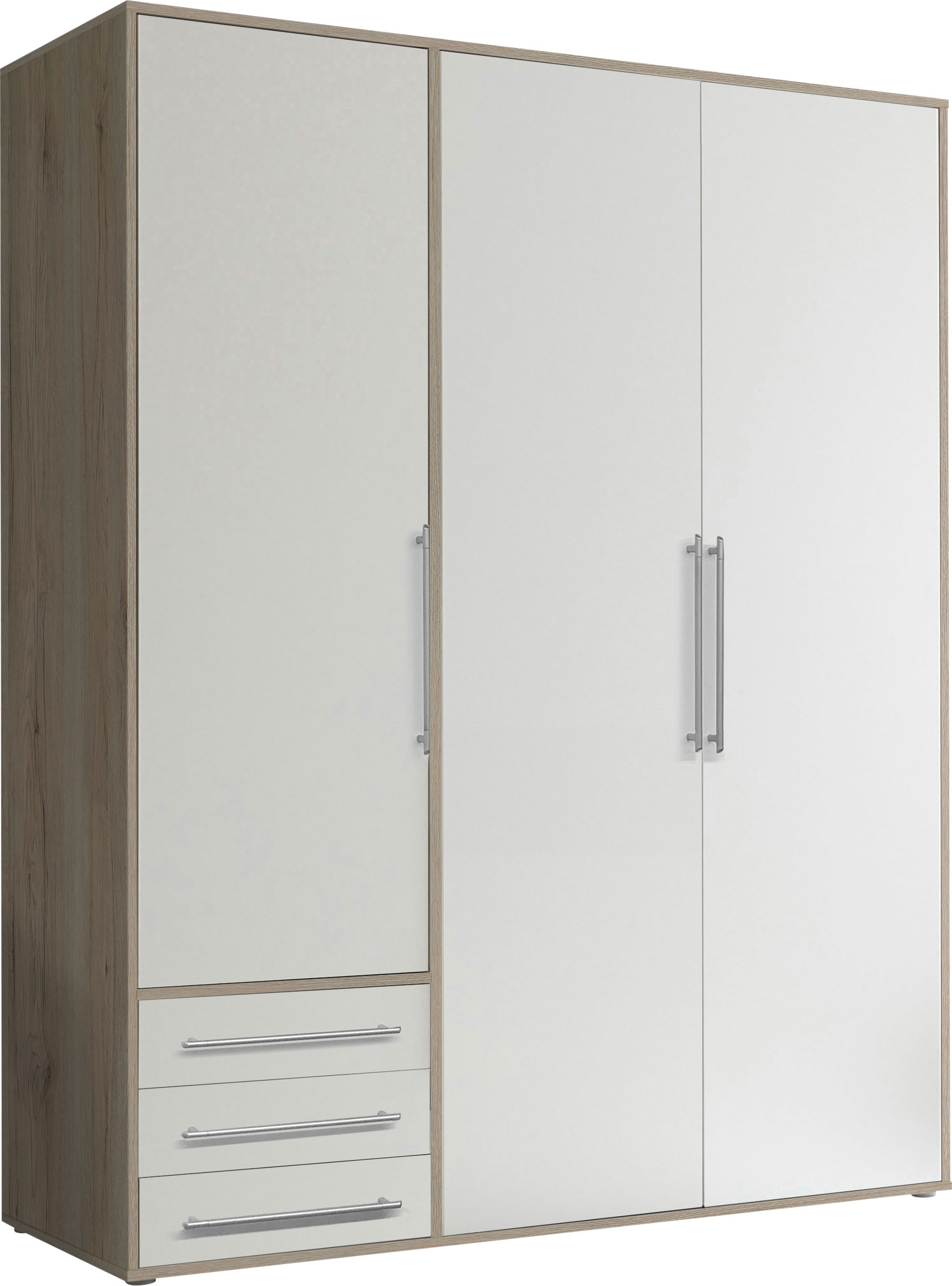 Schlafkontor Drehtürenschrank »Lyss Schrank, Kleiderschrank mit Drehtüren«, in verschiedenen Farben und Größen erhältlich