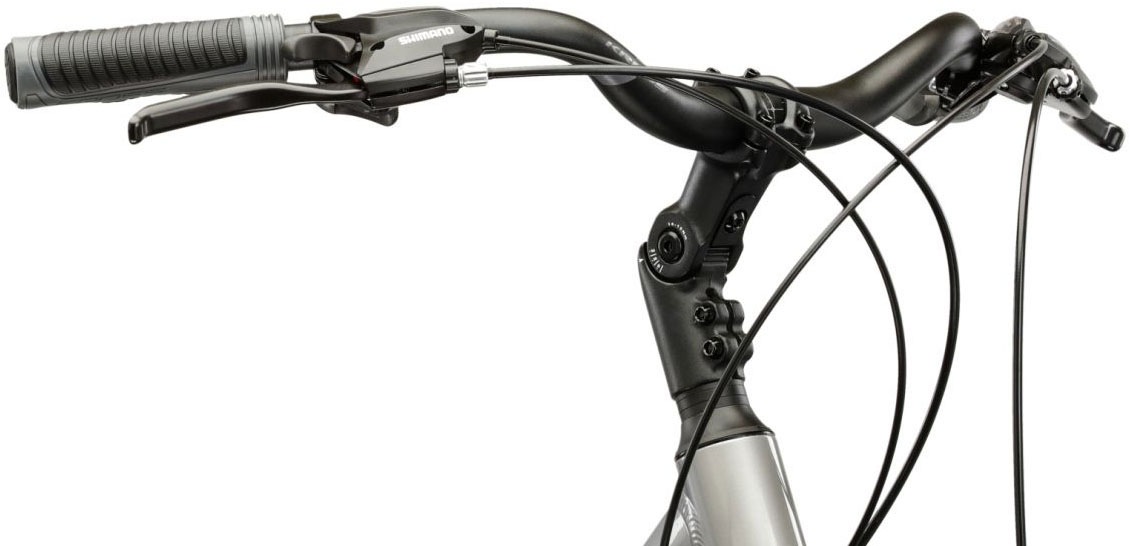 Kross Trekkingrad »Damen-Trekkingrad 28" Trans 3.0 Silberfarben 24 Gänge« 24 Gang Shimano ACERA M3020 Schaltwerk Kettenschaltung