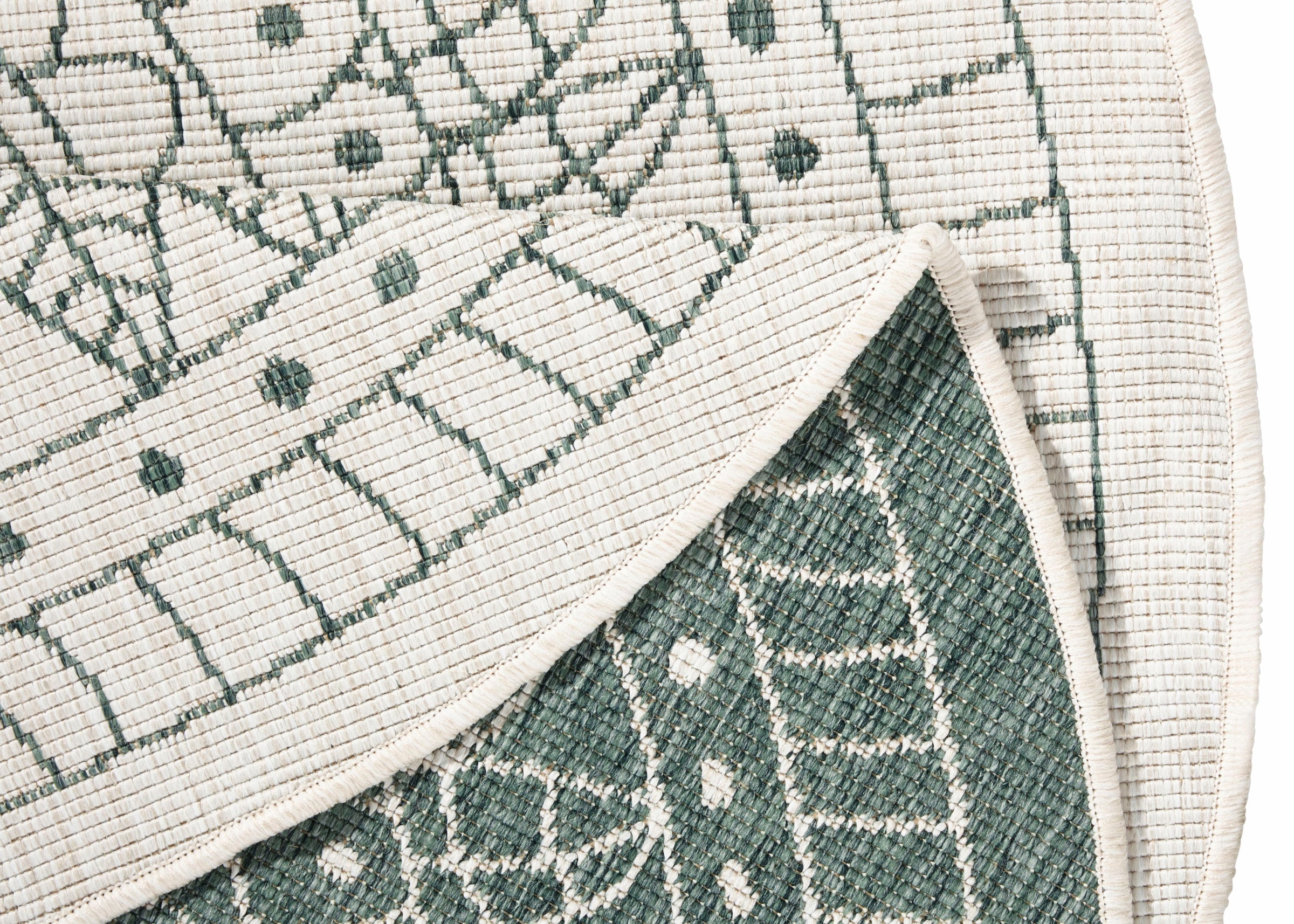 4. Bild von NORTHRUGS Teppich »Porto Wendeteppich«, rund