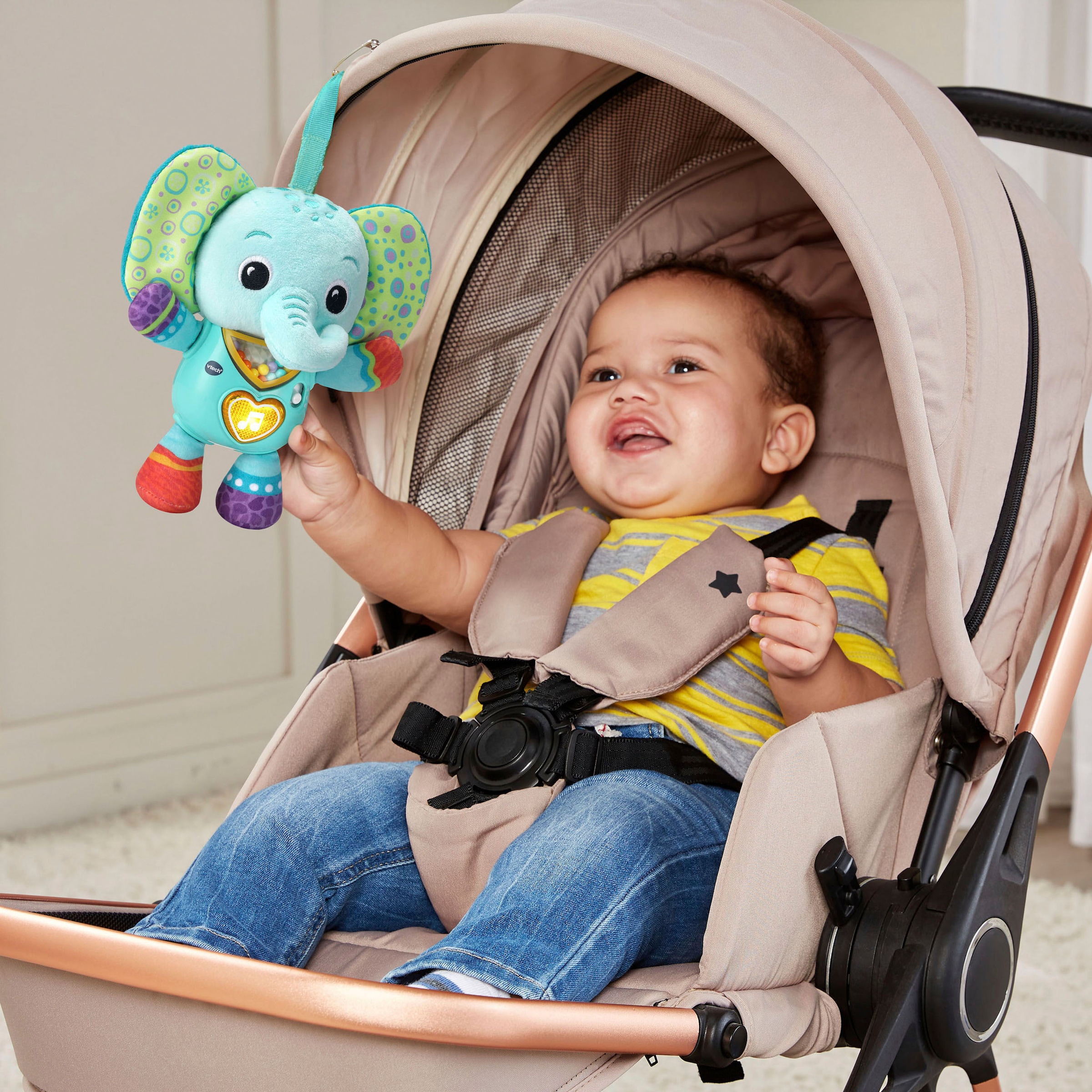 Vtech® Kuscheltier »Vtech Baby, Melodienelefant«, mit Licht- und Soundeffekten