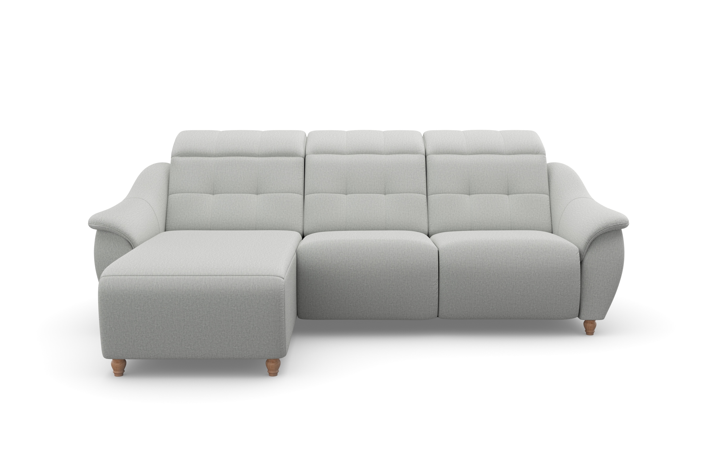 Home affaire Ecksofa »Boston L-Form«, (2 St.), Kopfteilverstellung an jeder Sitzfläche, wahlweise Relaxfunktion