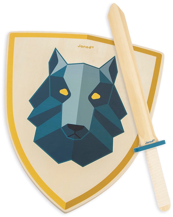 Janod Kinderbogenset »Ritter-Set Wolf«, FSC®- schützt Wald - weltweit