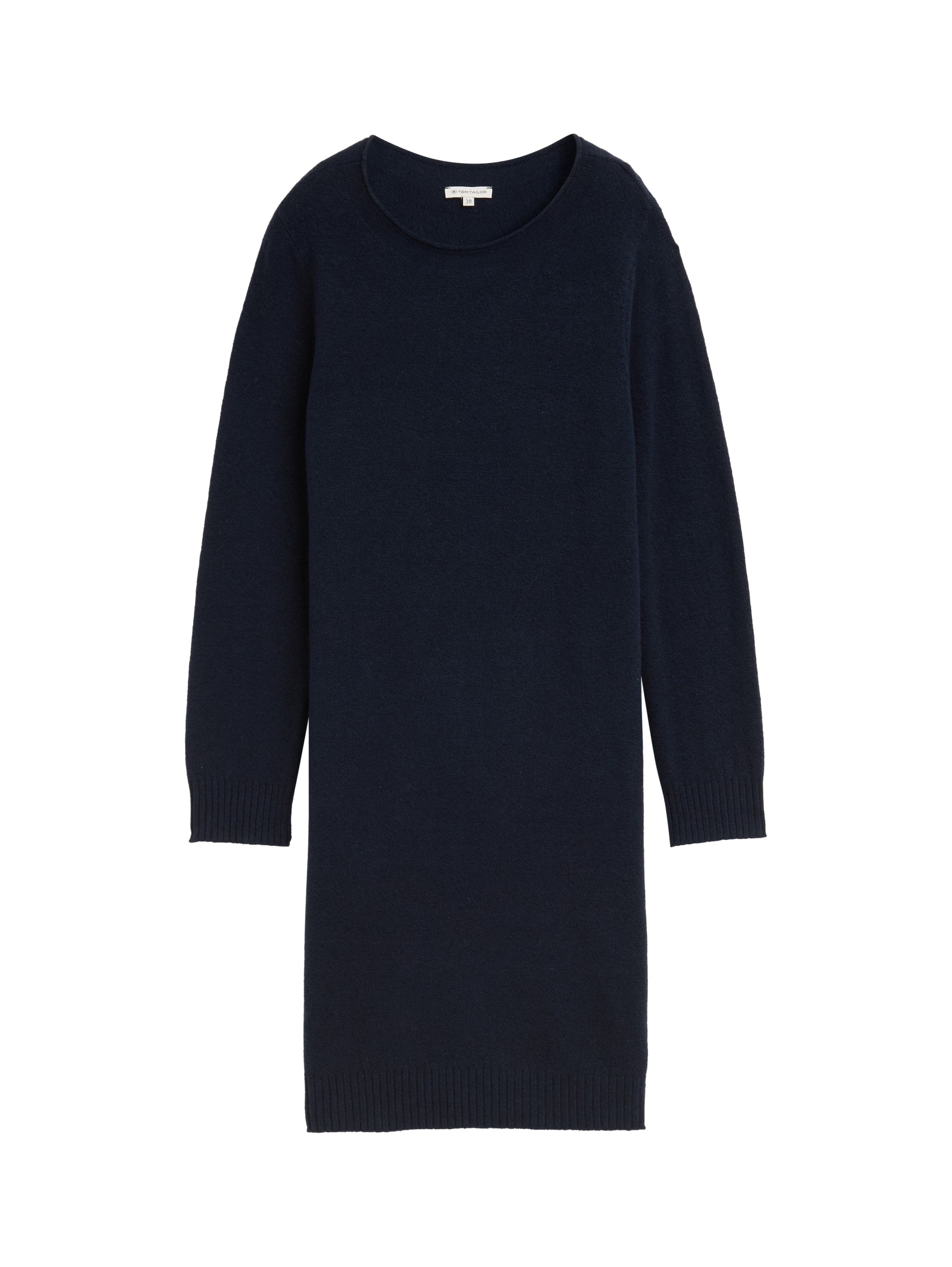 TOM TAILOR Strickkleid, mit Rippbündchen