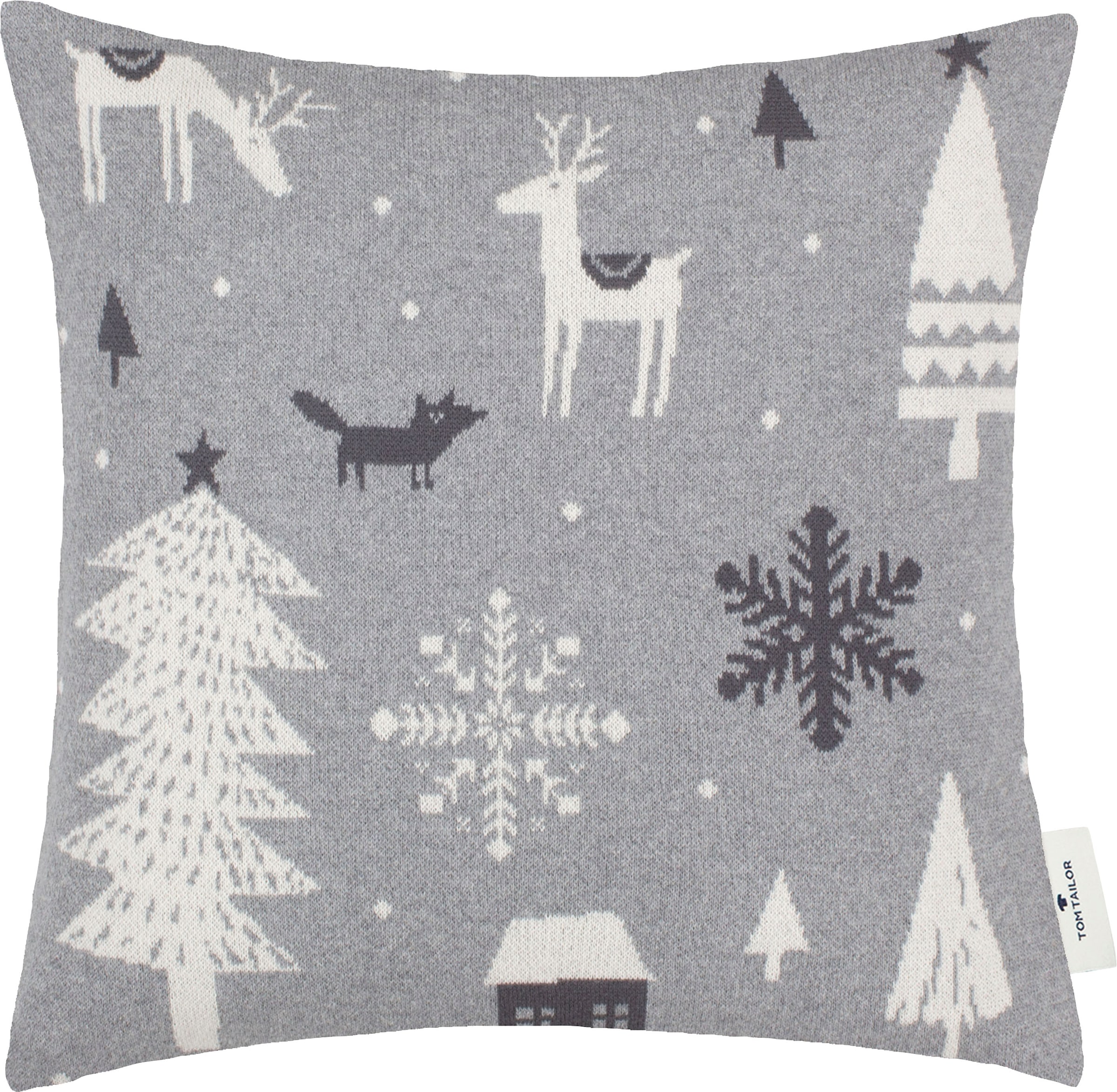 TOM TAILOR HOME Dekokissen »Scandinavian«, aus hochwertiger Baumwolle, Kiss günstig online kaufen