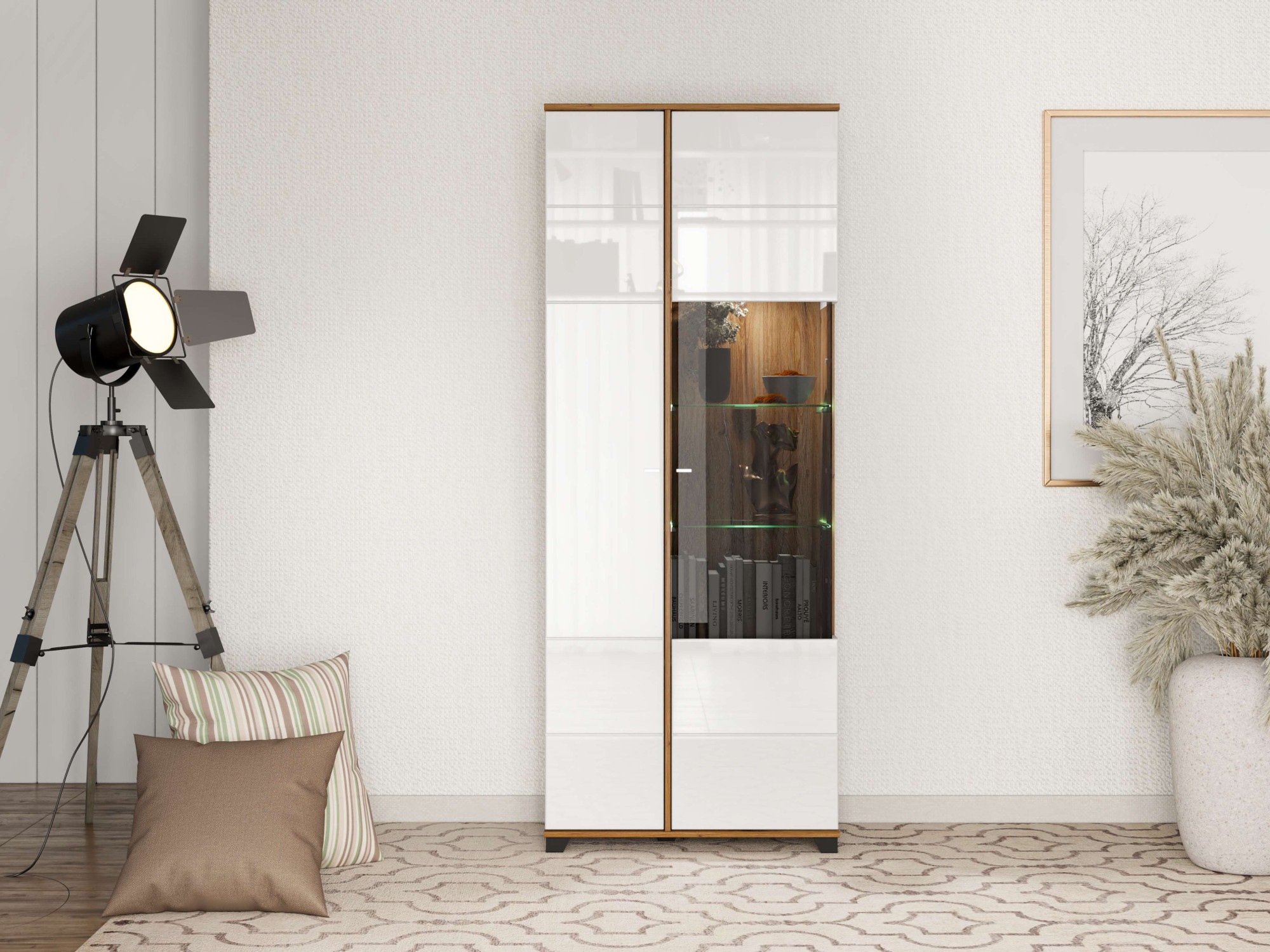 INOSIGN Vitrine »Burgundy Vitrinenschrank, Standvitrine, Showcase«, Hochgla günstig online kaufen