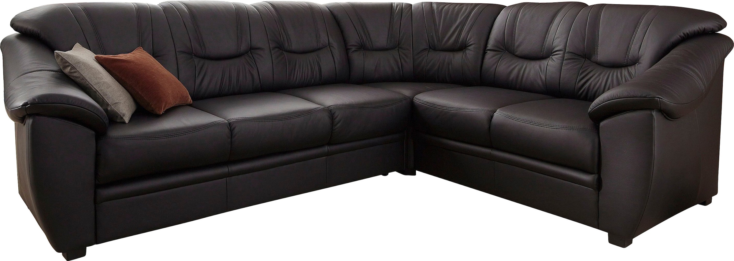 sit&more Ecksofa »Savona L-Form«, wahlweise mit Bettfunktion, inklusive Federkern, frei im Raum stellbar