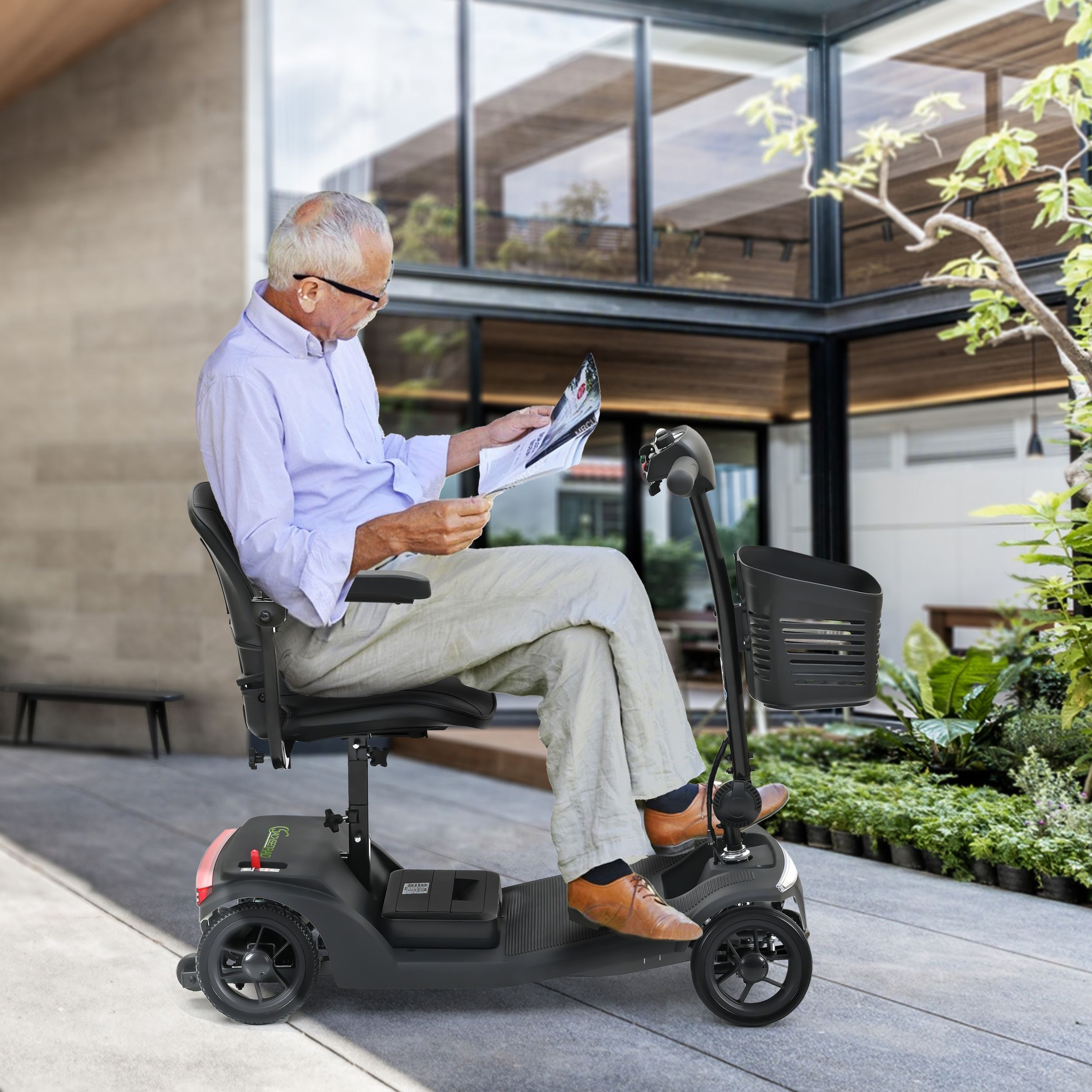 SachsenRad Elektromobil »BestAGE Seniorenmobil Royal mit Korb« 250 W 6 km/h mit Korb