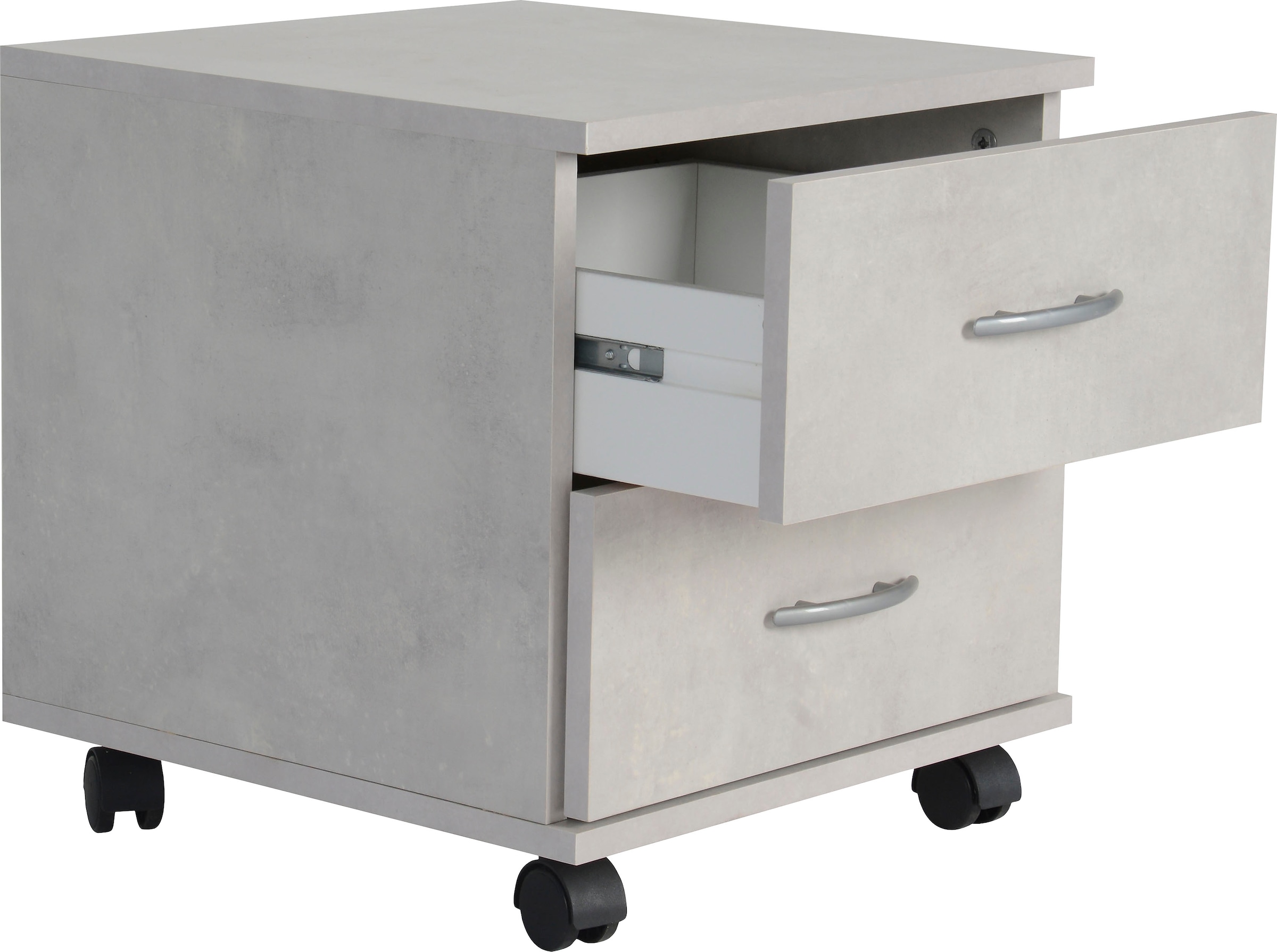 VOGL Möbelfabrik Rollcontainer »1191, Bürocontainer, Nachtschrank«, (1 St.), Ausführungen mit/ohne Schubladen, Höhe 41 cm, Made in Germany