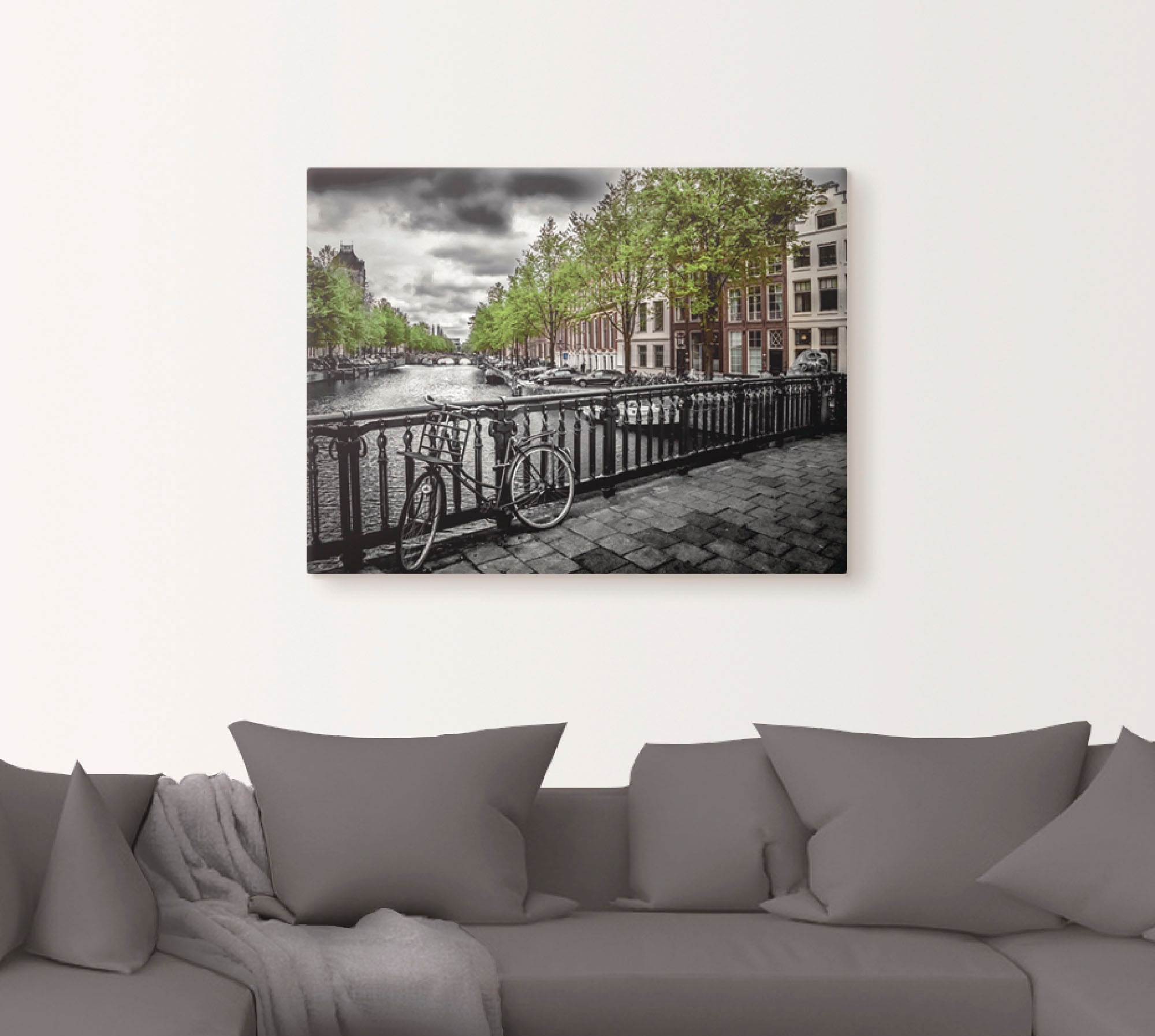 Artland Wandbild »Amsterdam Keizergracht II«, Niederlande, (1 St.), als Alu günstig online kaufen