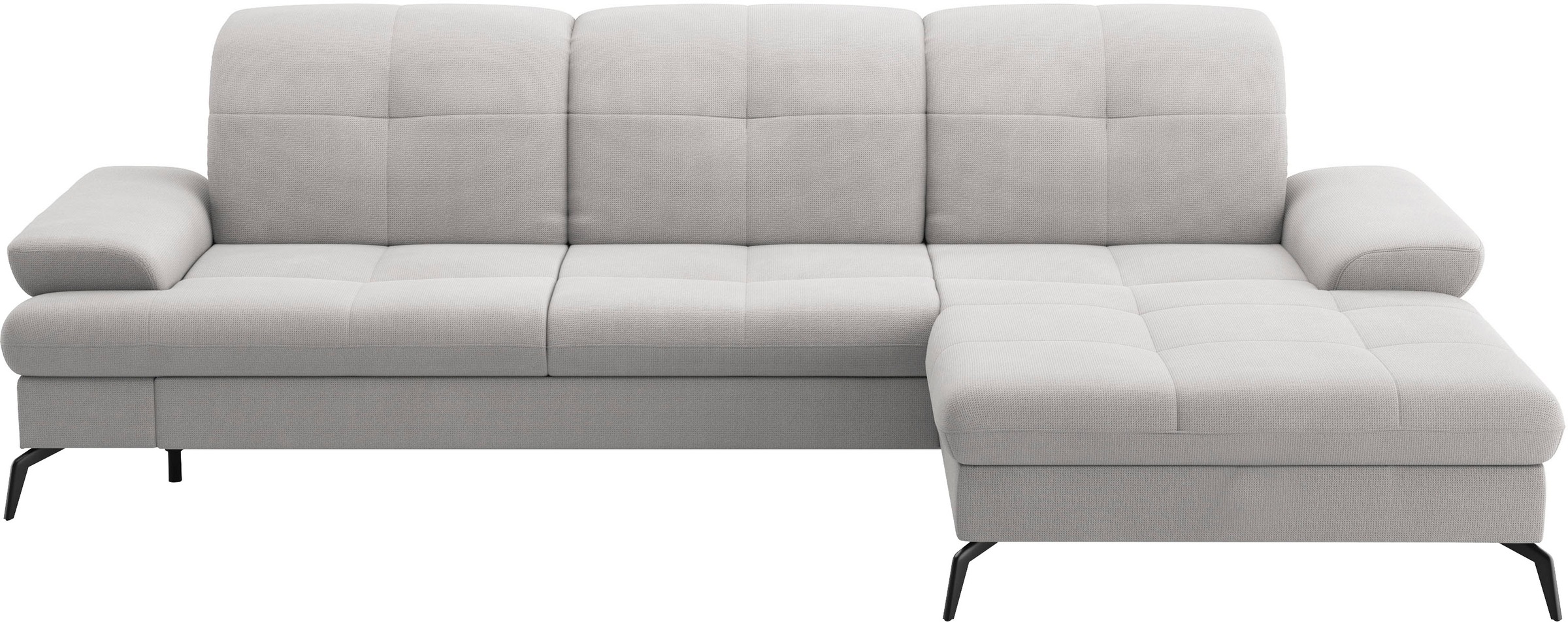 sit&more Ecksofa »Amica, L-Form, inkl. Sitztiefenverstellung & Armteilverstellung«, wahlweise mit Bettfunktion, Bettkasten und Kopfteilverstellung