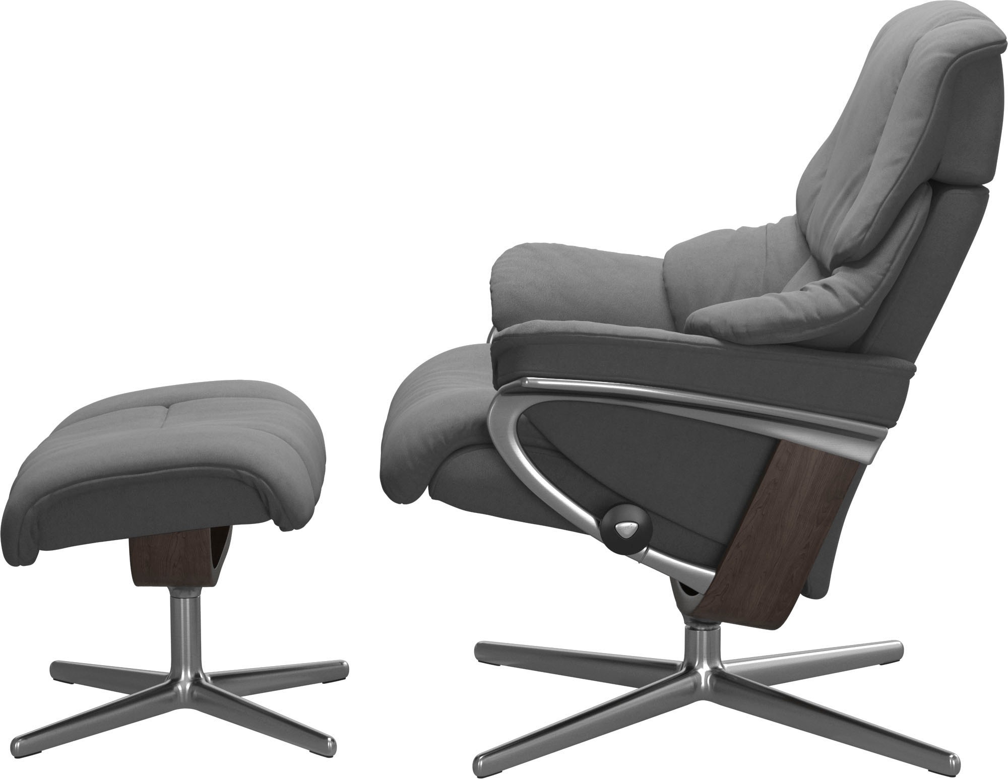 Stressless® Relaxsessel »Reno«, mit Cross Base, Größe S, M & L, Holzakzent Wenge