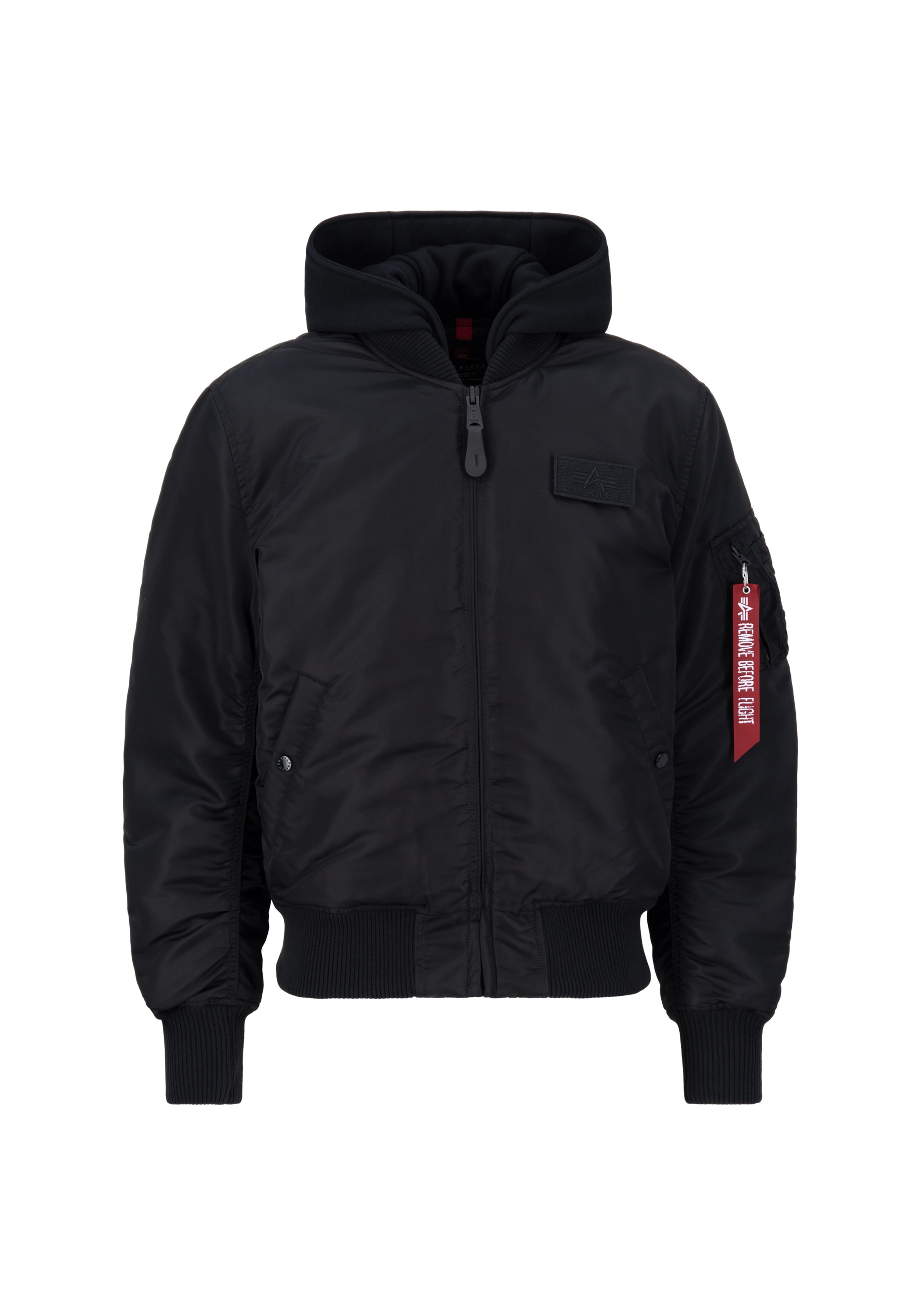 Alpha Industries Bomberjacke »Alpha Industries Men - Bomber Jackets MA-1 Zip Hood Backprint«