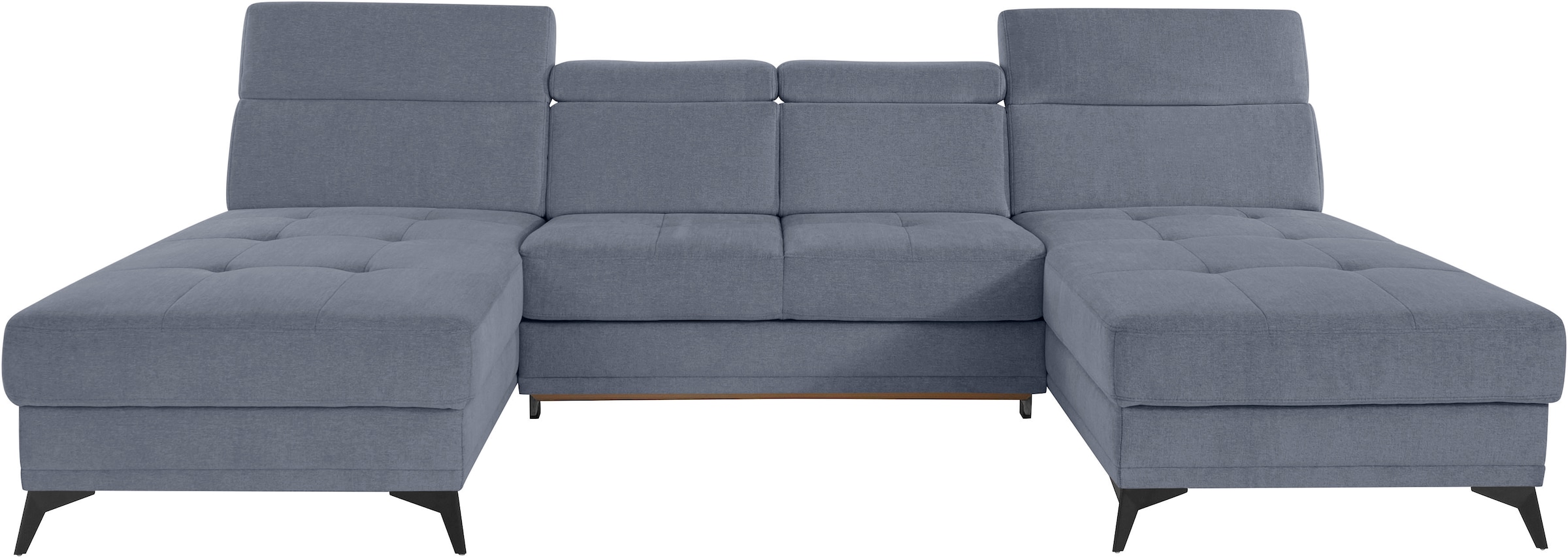 Home affaire Wohnlandschaft »Cardiz U-Form« inkl.Kopfteilverstellung und Fe günstig online kaufen