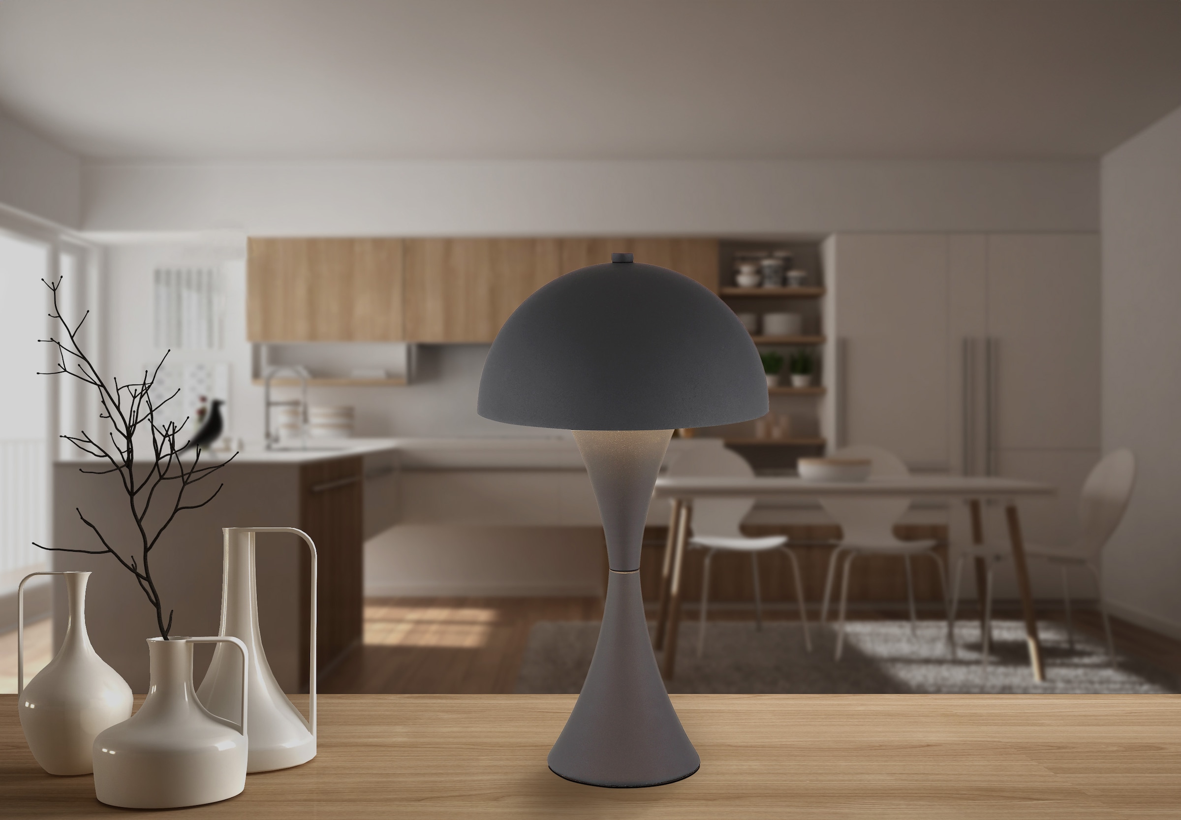 GLOBO LIGHTING Tischleuchte »DIMA« E27 1 Stk. Tischlampe Nachttischlampe Deko-Tischleuchte Schlafzimmer